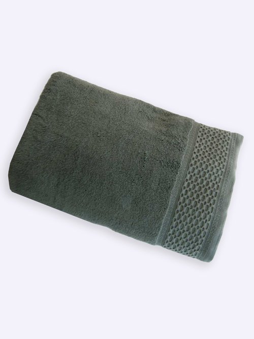 Ligne de linge de bain pur coton épais OLIVE RIGOLETO FA1