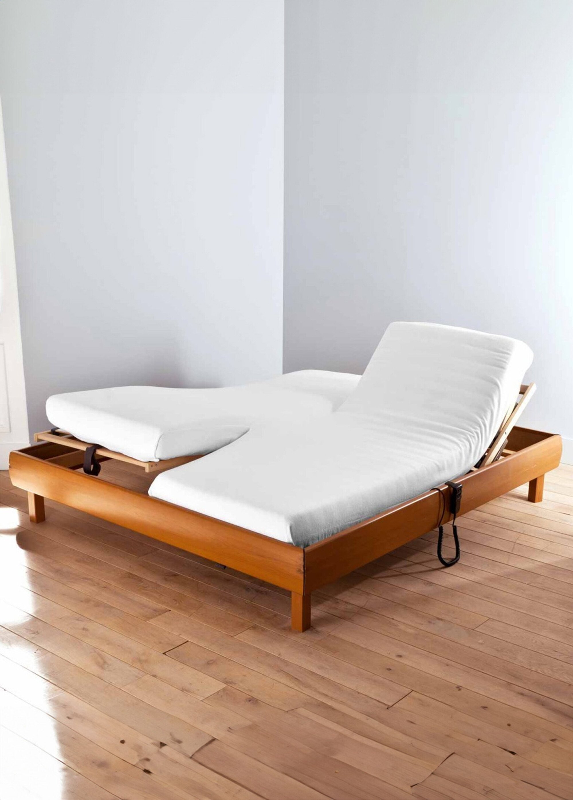 Drap housse double lit articulé REPOS
