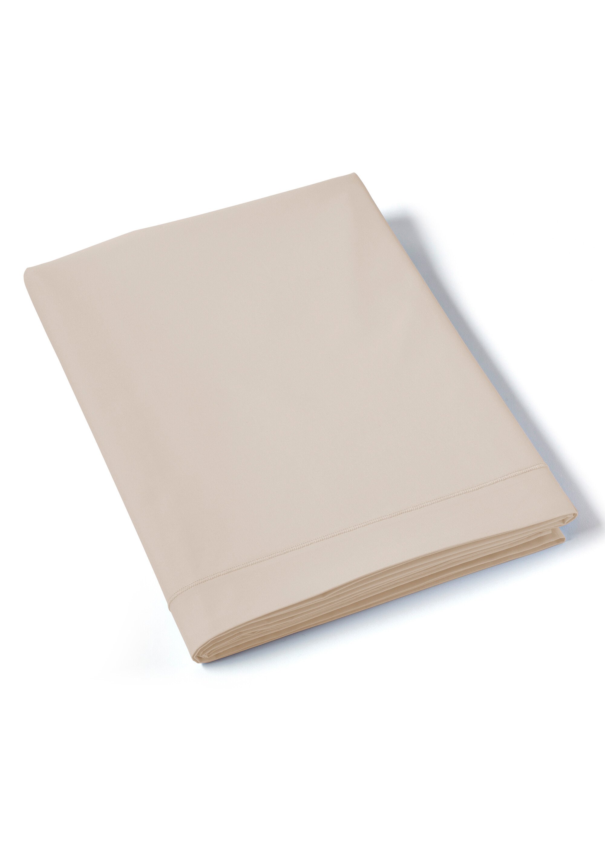 Drap plat percale de coton uni REPOS