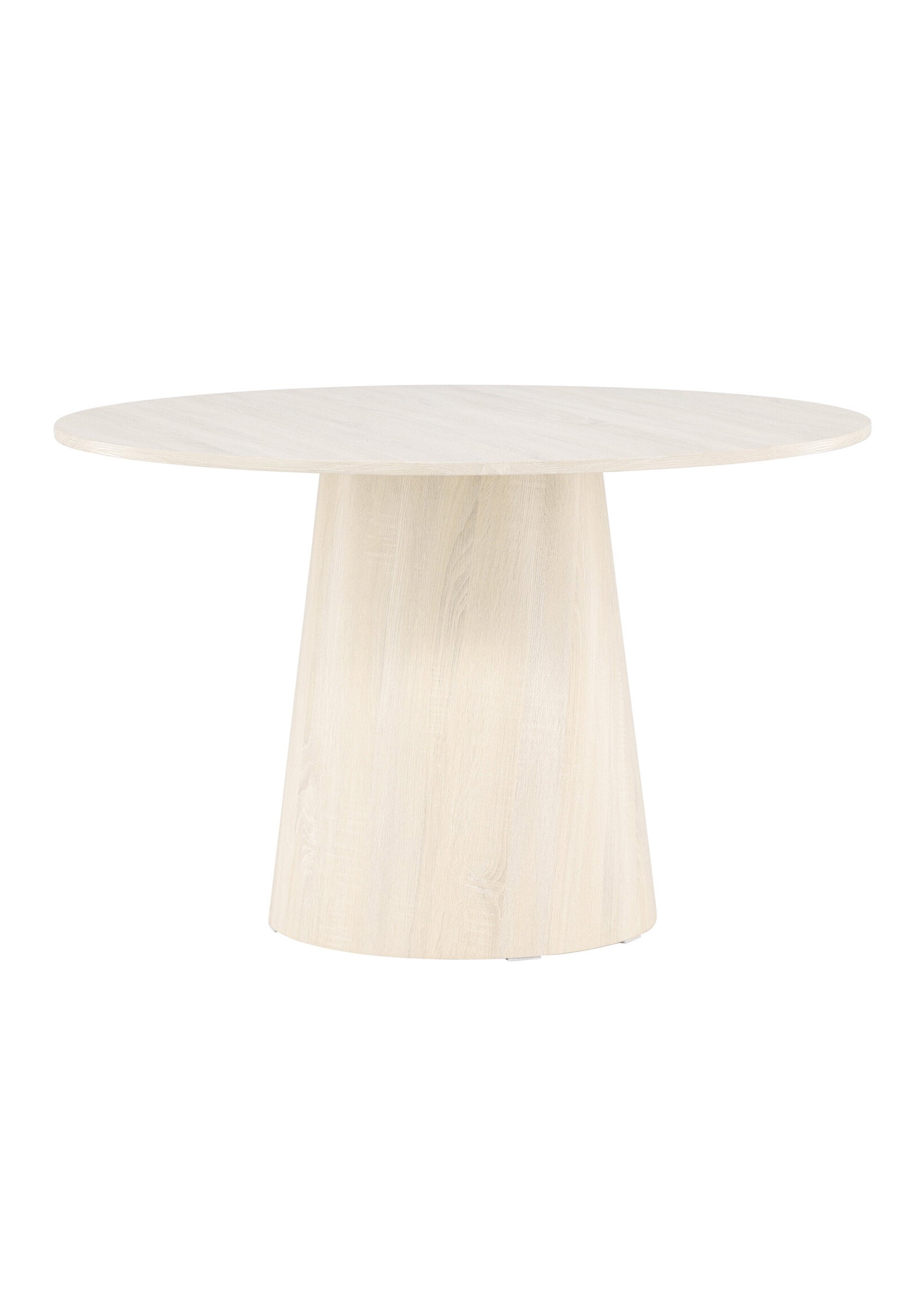 Table à manger bois ronde, pied conique BLANCHI VEN-18903-130 DE1