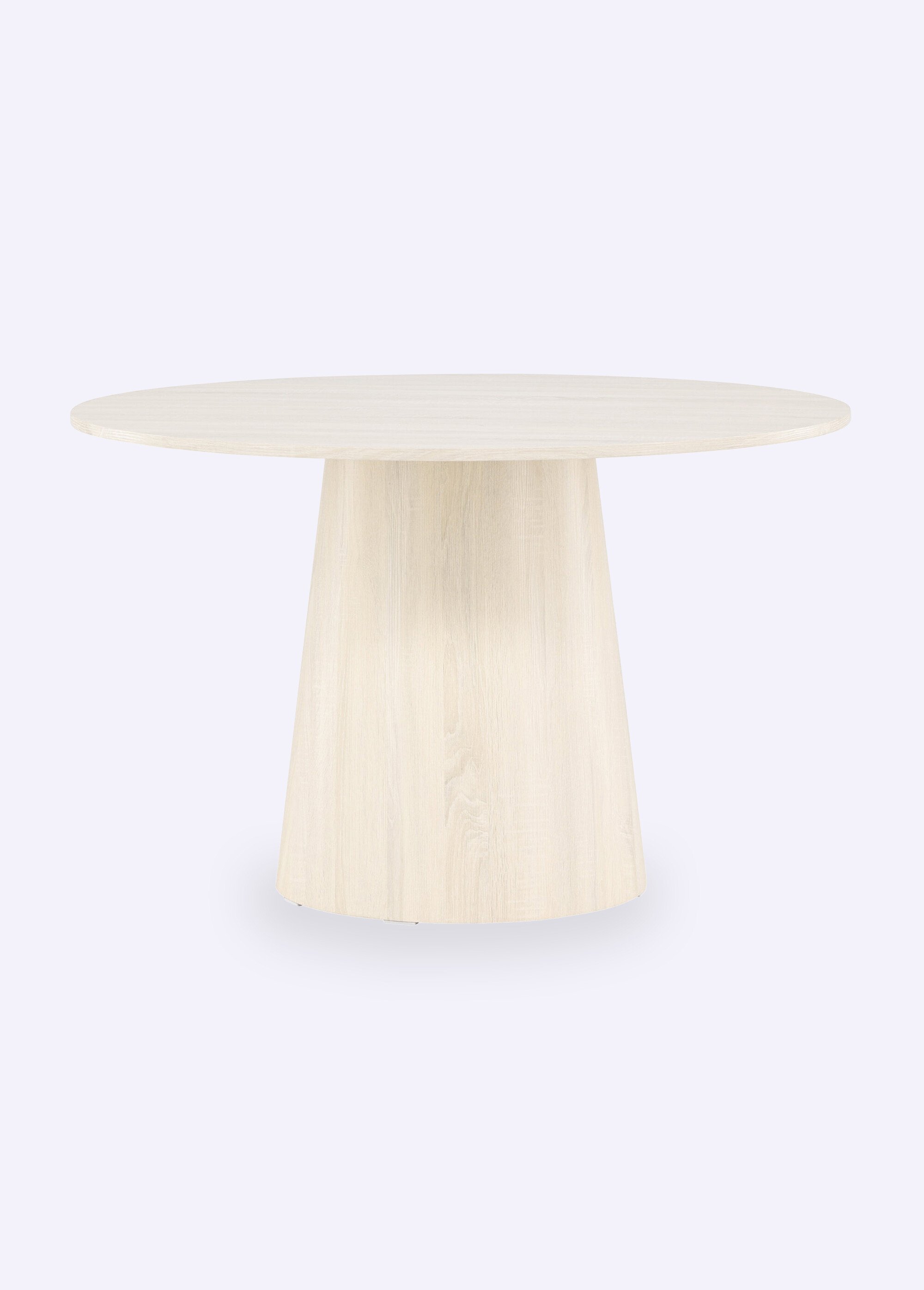 Table à manger bois ronde, pied conique BLANCHI VEN-18903-130 FA1