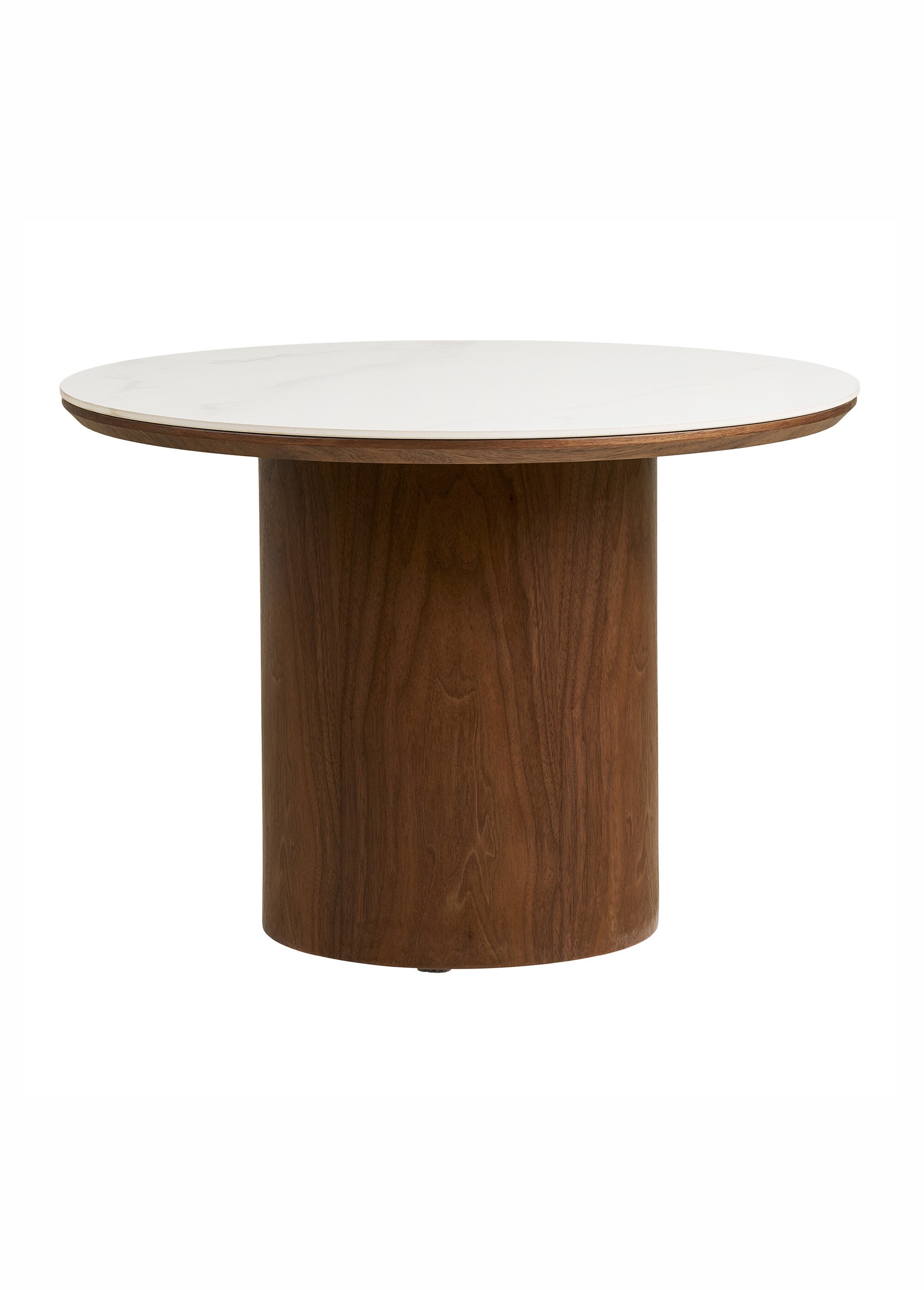 Table basse céramique et frêne NOLI BLANC ET BRUN FONCE HN-2102197 DE1