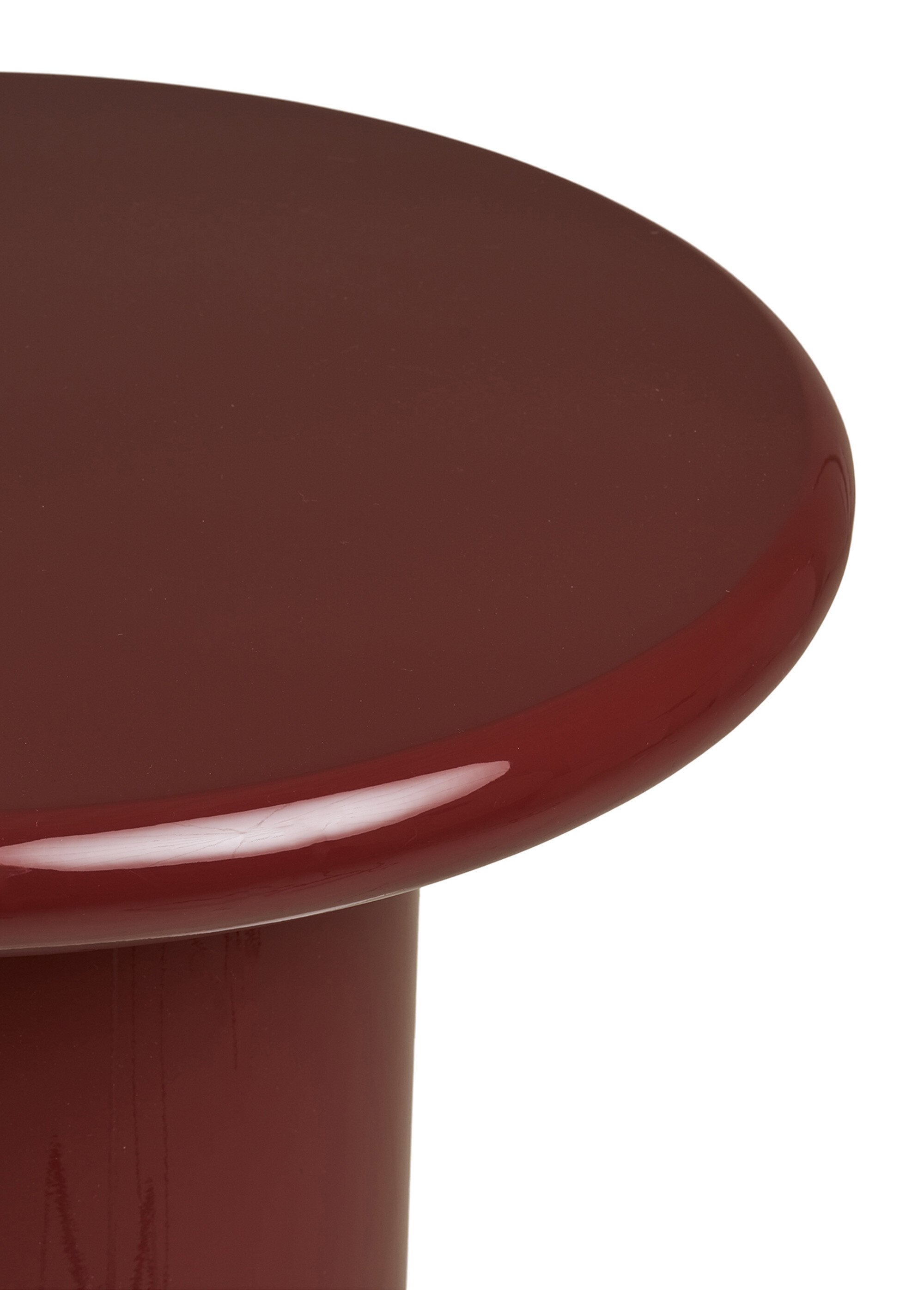 Table d'appoint aspect laqué OTAGO ROUGE HN-2151046 DE2