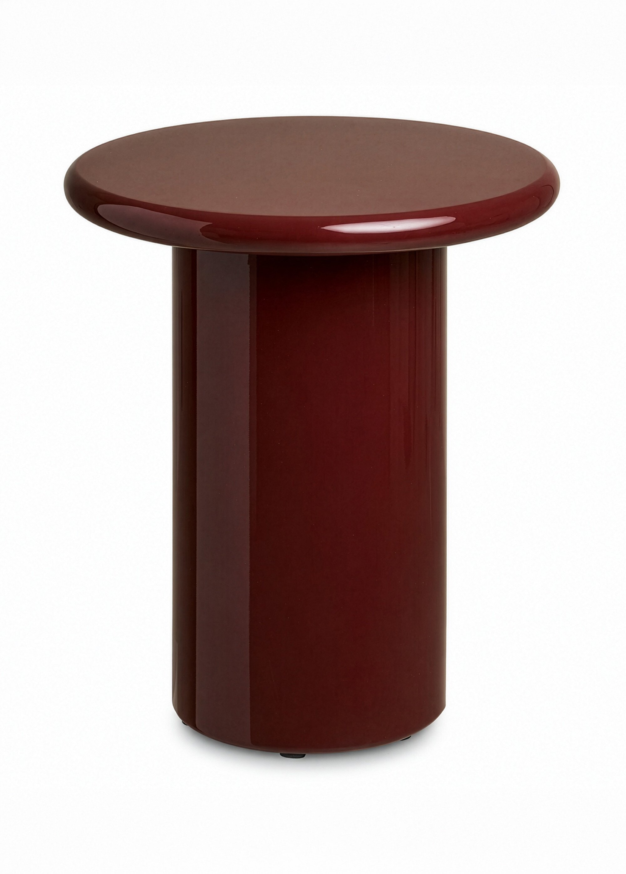 Table d'appoint aspect laqué OTAGO ROUGE HN-2151046 FA1