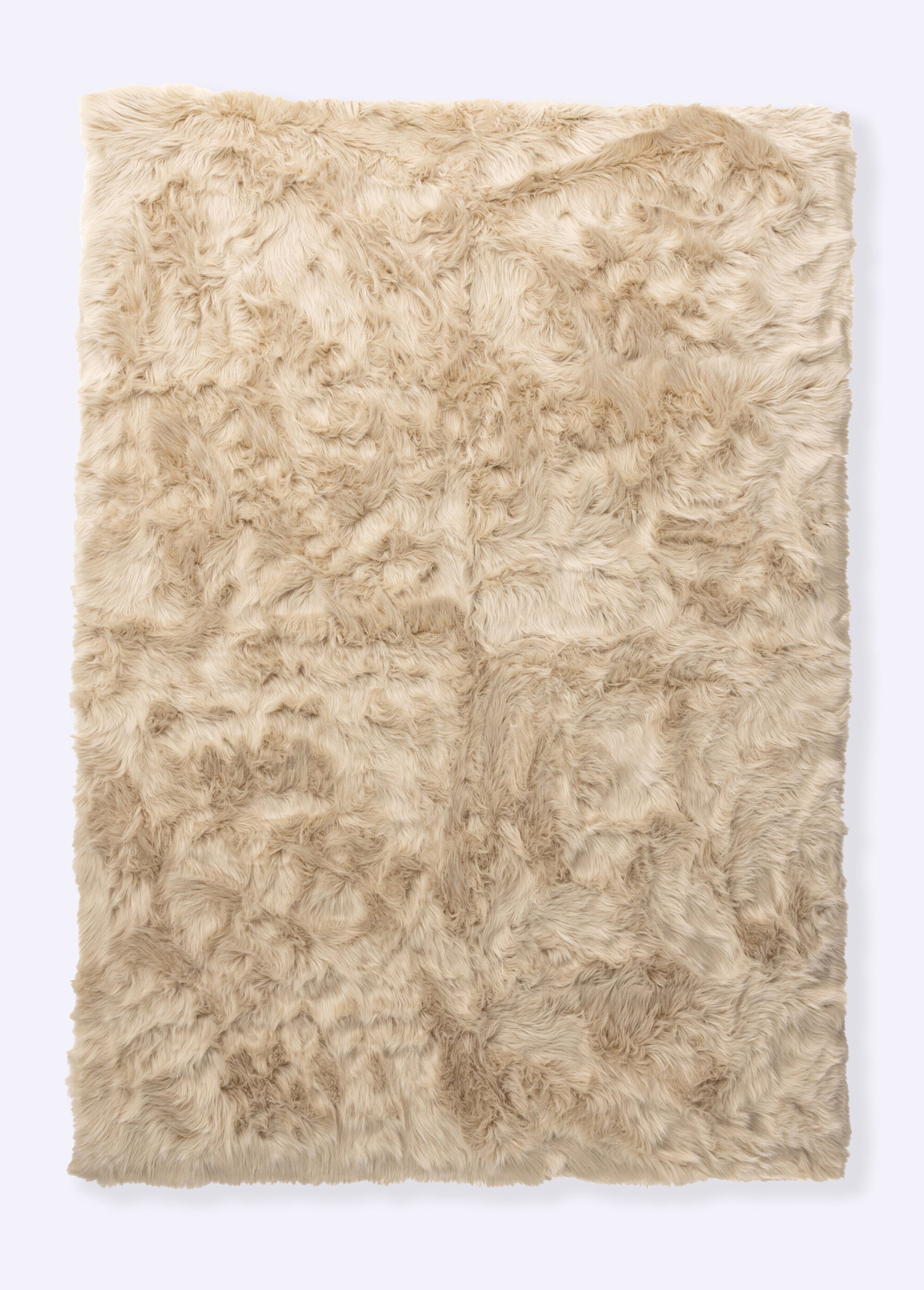 Tapis en fausse fourrure 2,3 x 1,6m