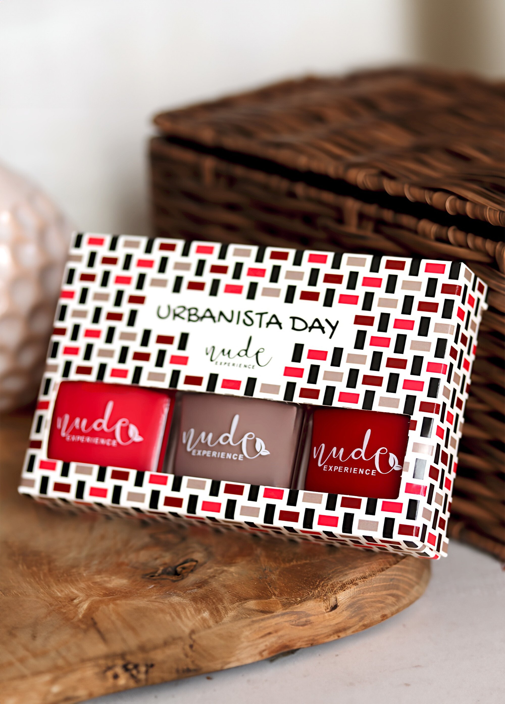 Coffret 3 vernis à ongles, thème chic
