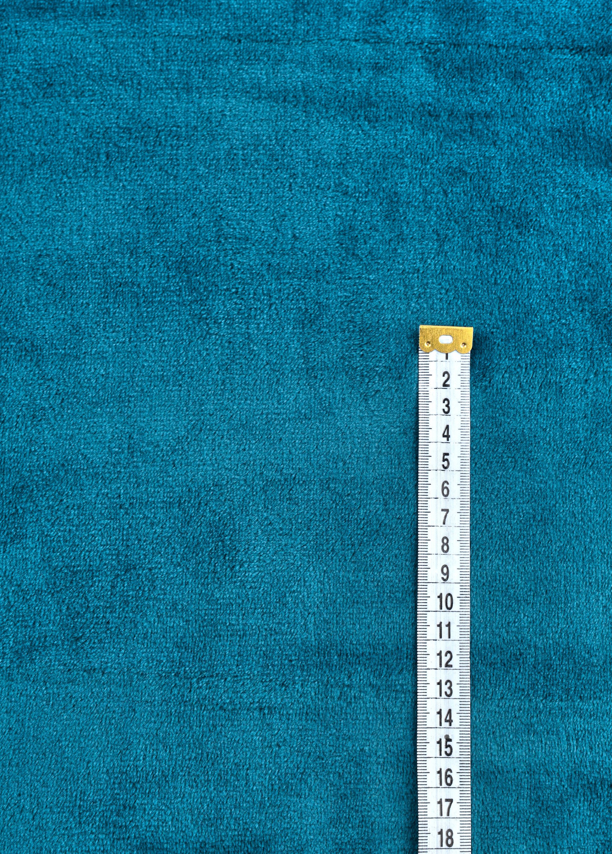 Coupon tissu, polaire double face 2B BLEU COT97338 DE1