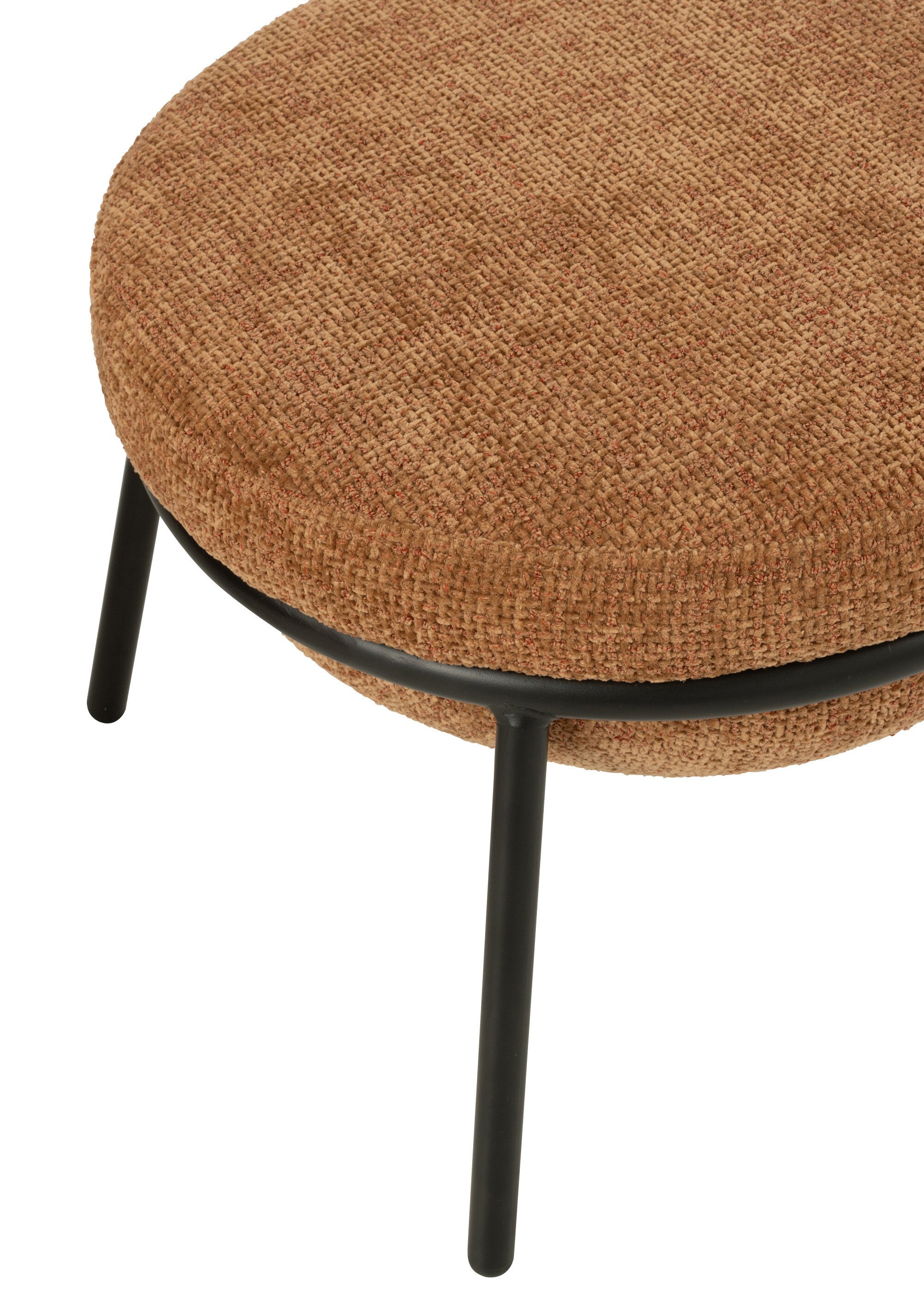 Fauteuil repos tissu + repose pieds 3M MARRON JP-55781 DE2