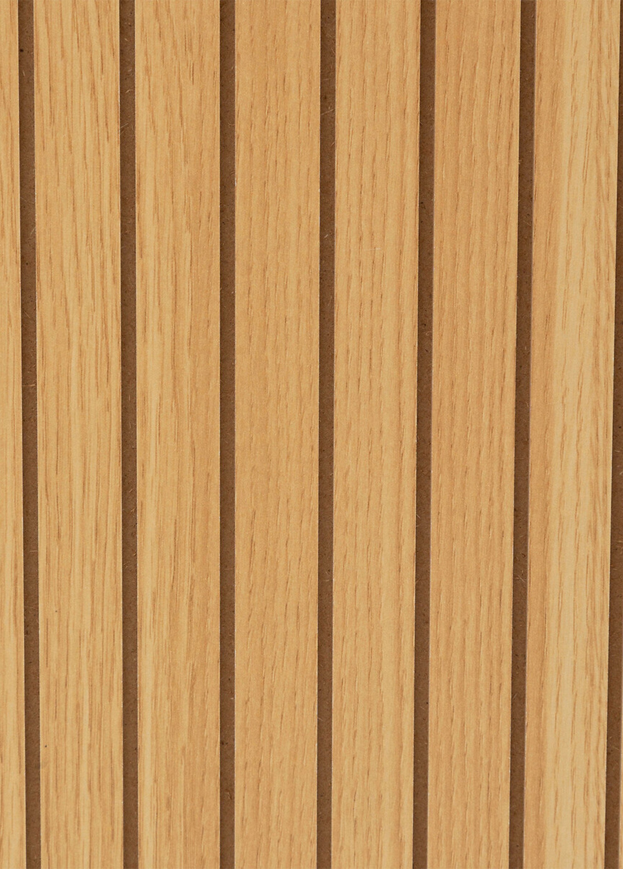 Module 3 cases avec décor bois rainuré MARRON JJA-193620 DE3