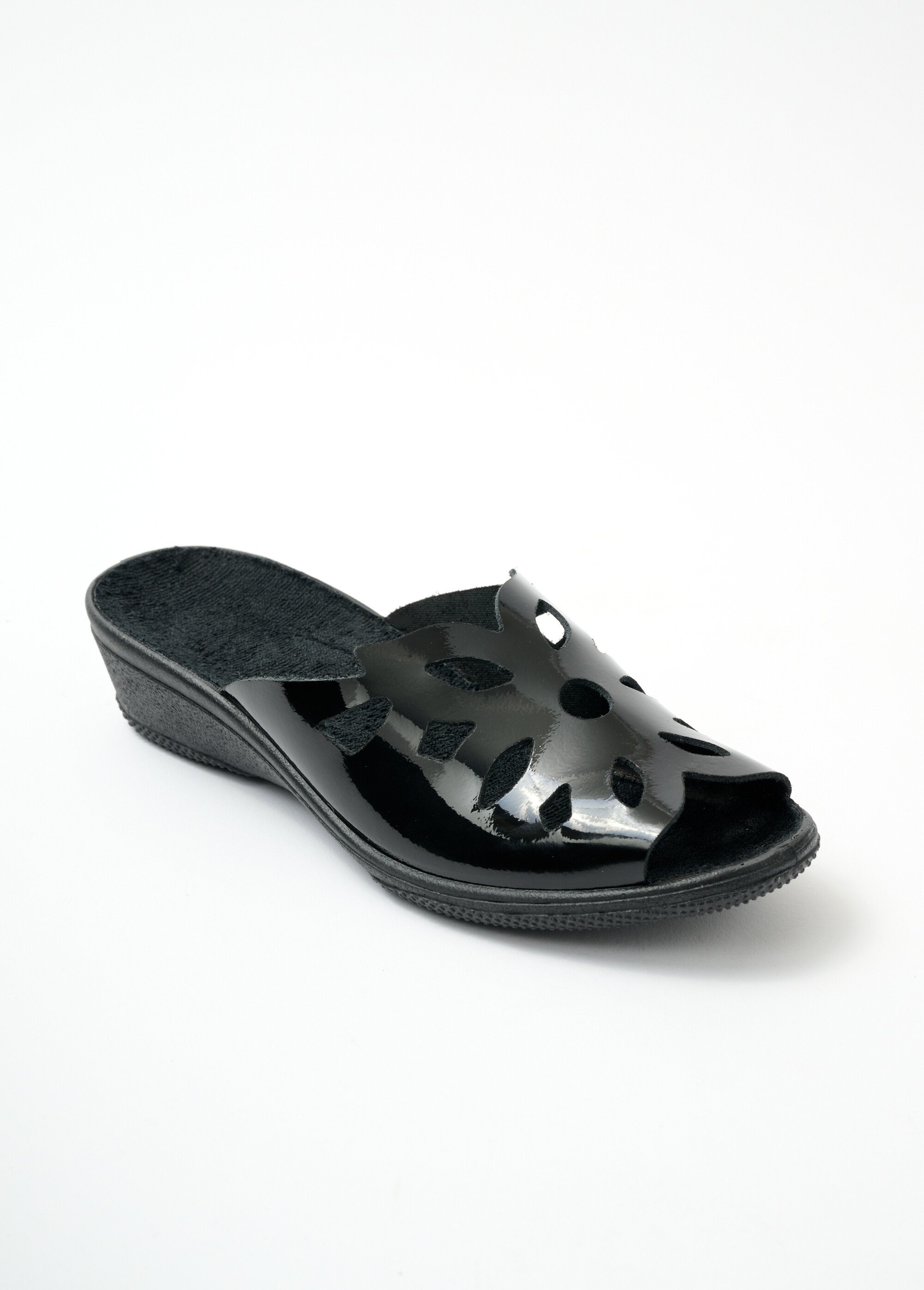 Mules largeur confort cuir