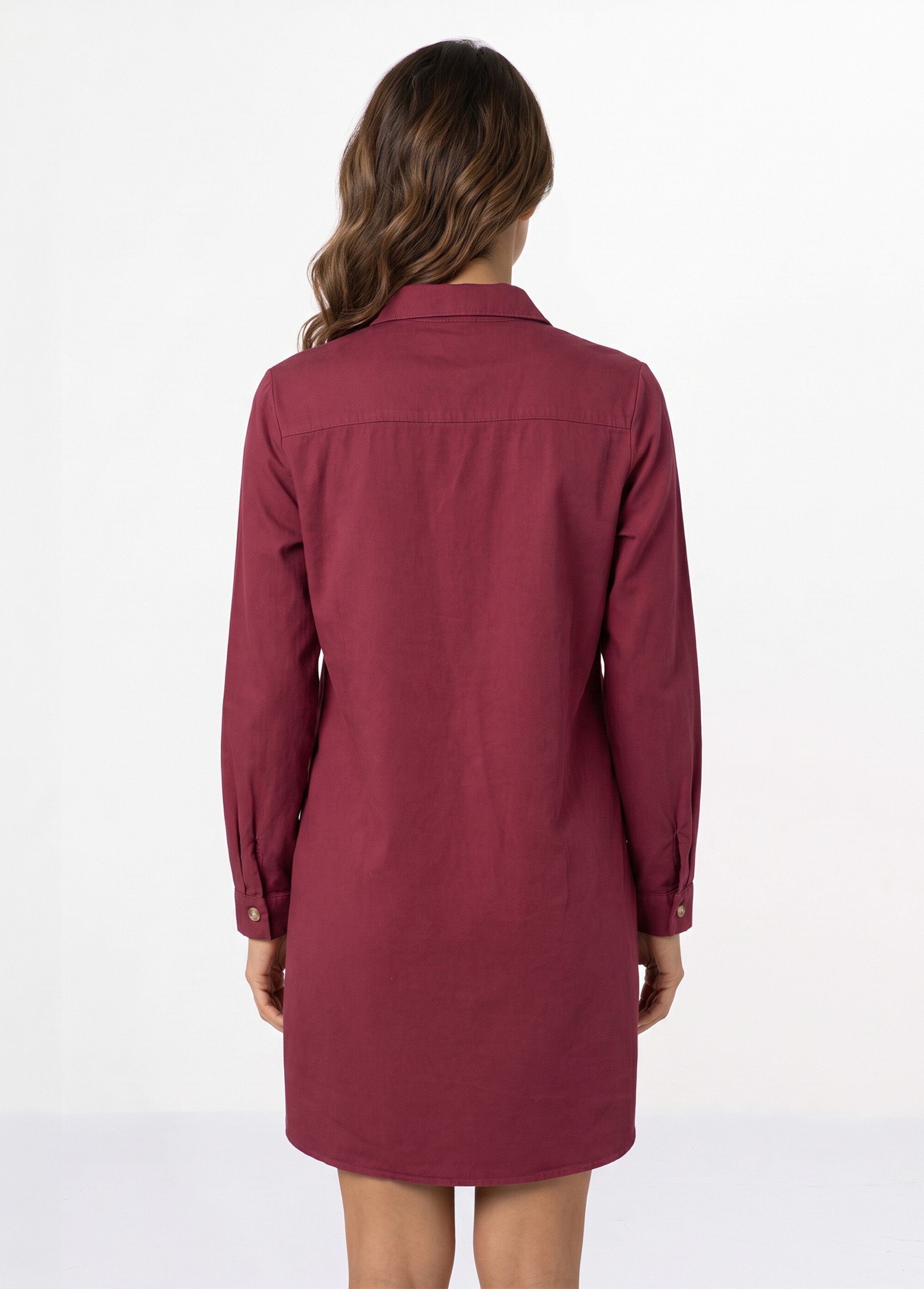 Robe chemisier en toile canvas pur coton