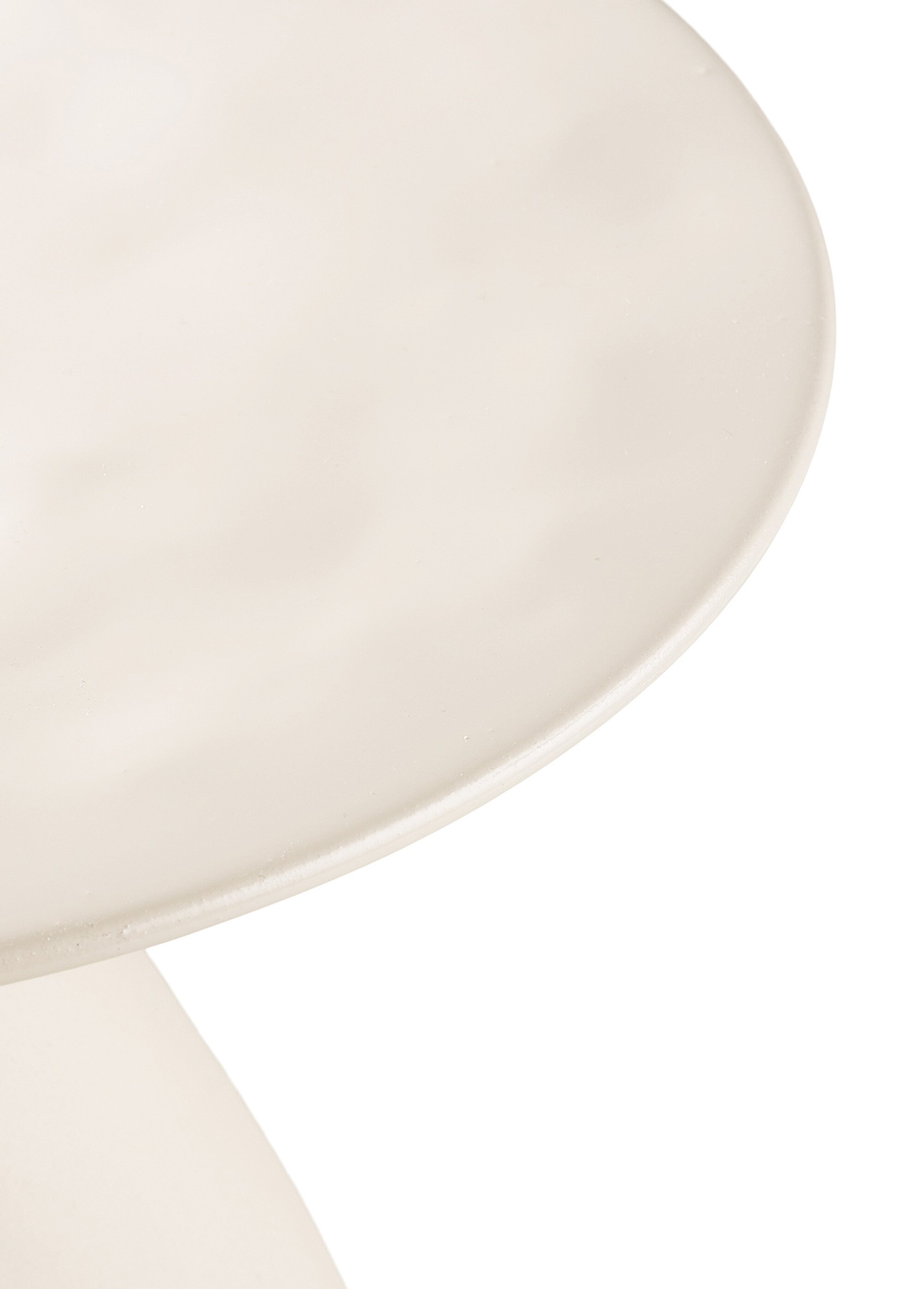 Table d'appoint émaillée haut. 50cm CALAIS BLANC CASSE HN-2151500 DE2