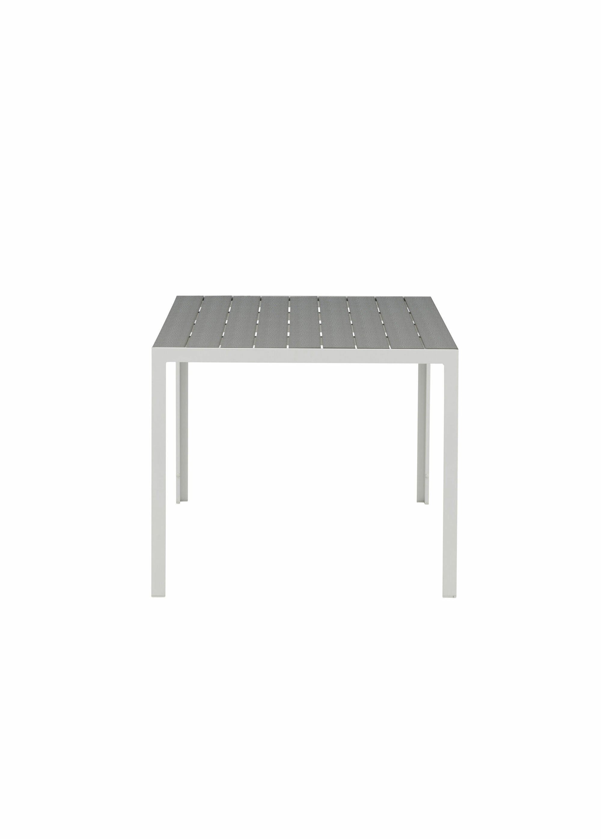 Table jardin 6 pers, alu et façon bois GRIS VEN-1025-400 DO1