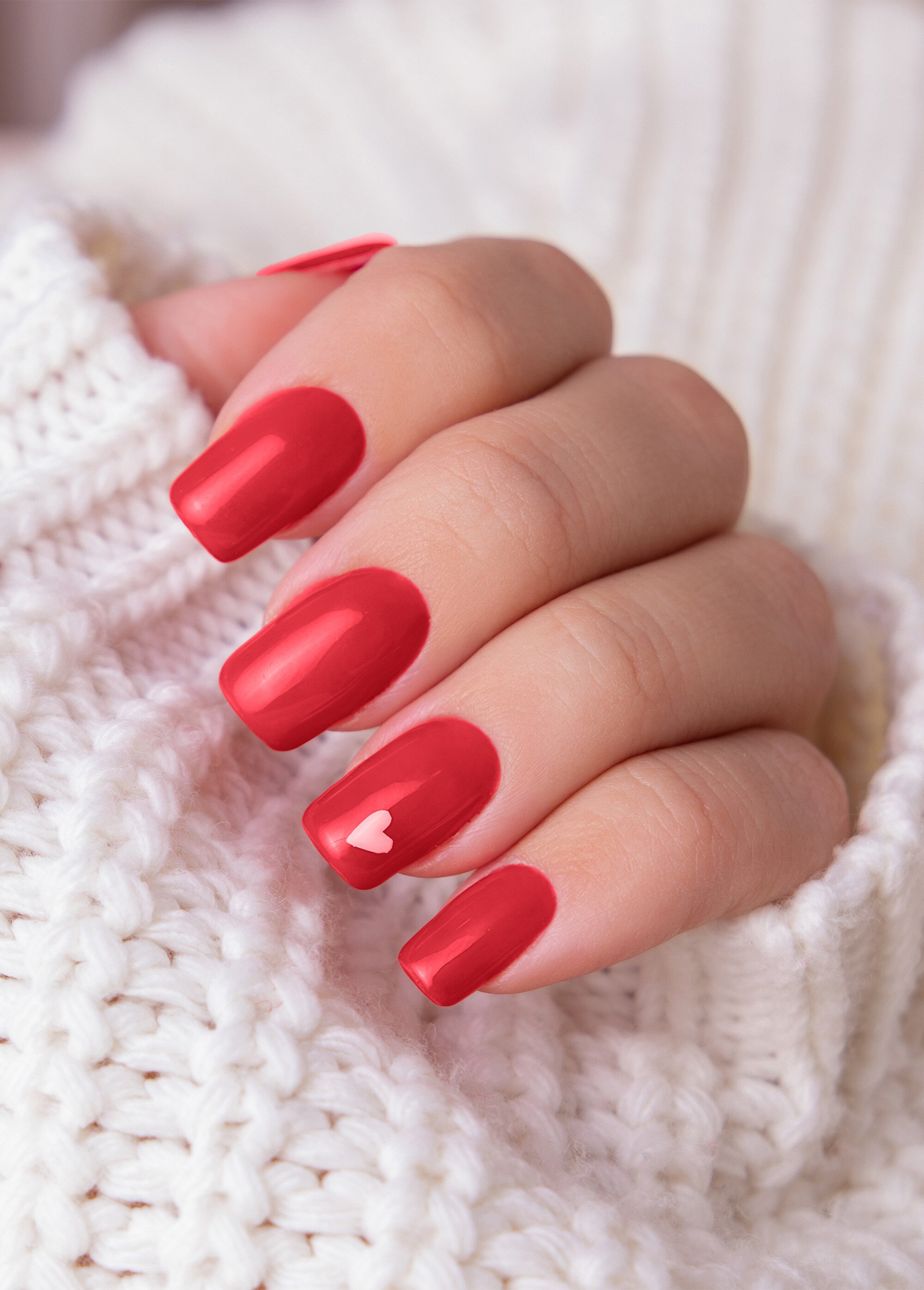 Vernis à ongles bio-sourcé et vegan Rouge NUDVERNISB DE1