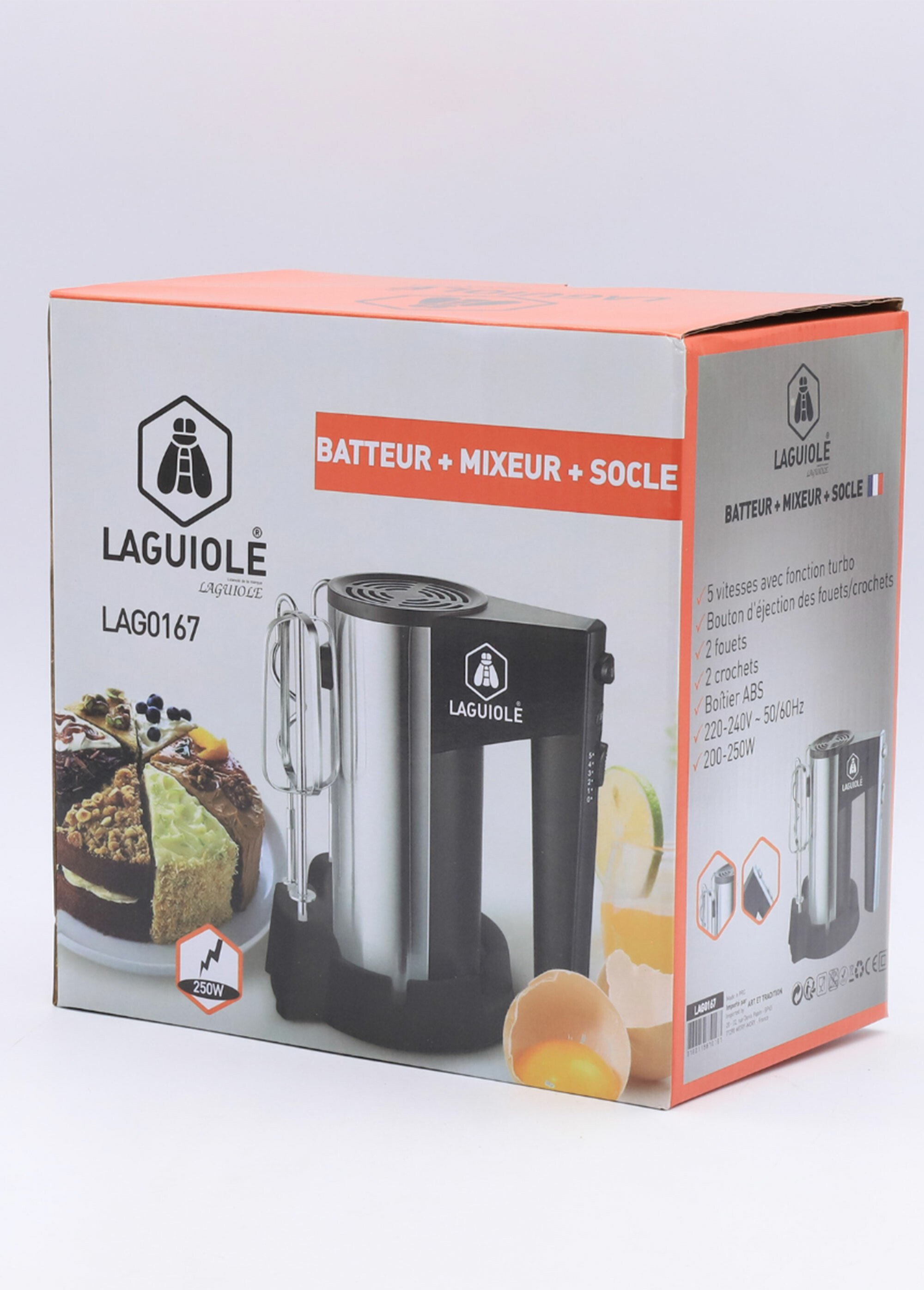 Batteur 5 vitesses Noir LAG0167 DE2