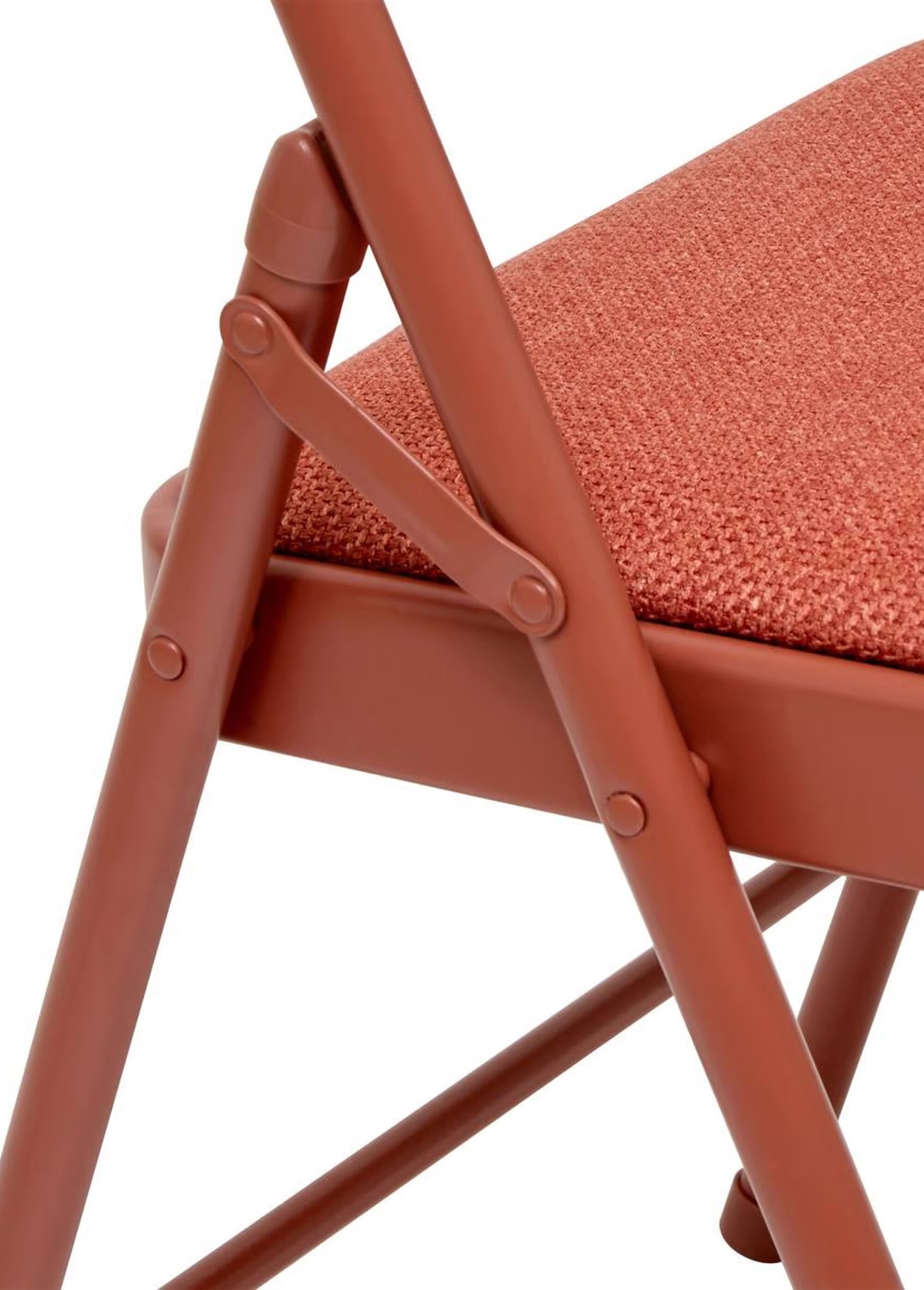 Chaise pliante, assise et dossier tissu ROSE JJA-193555C DE2