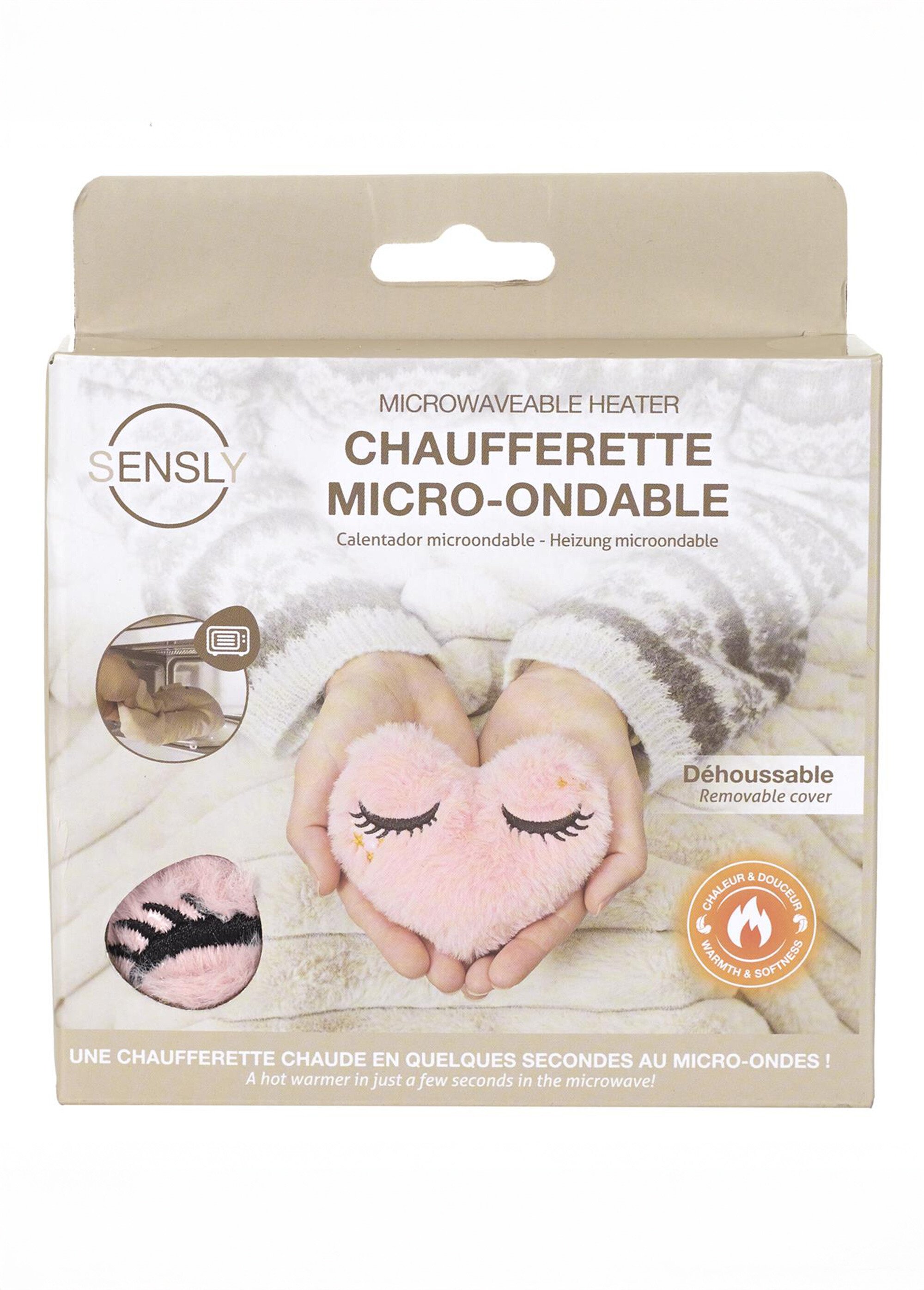 Chaufferette micro ondable fourrure COEUR CMP-SB0035 DE1
