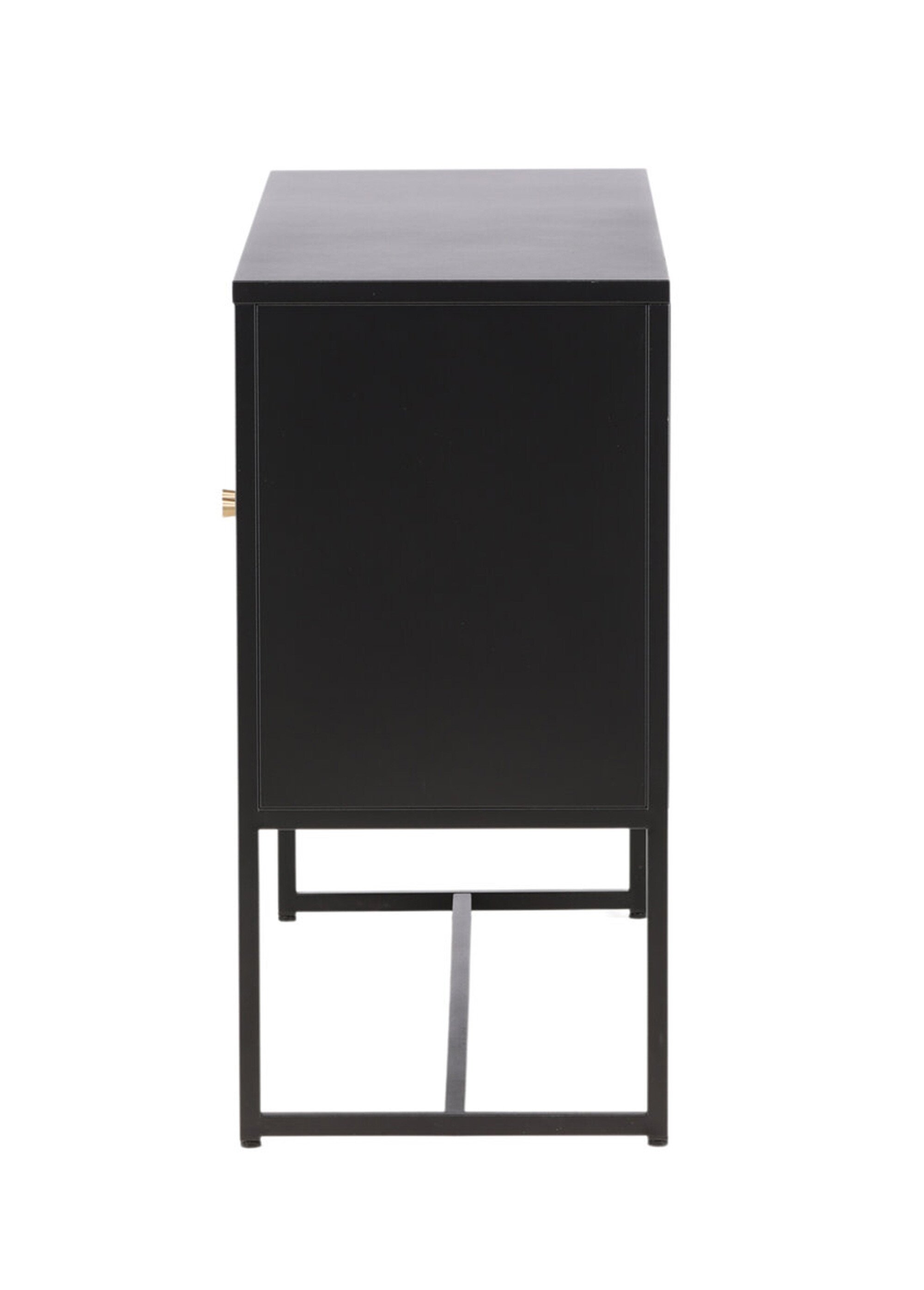 Console à portes grillagées, foncé NOIR VEN-15624-208 DE2