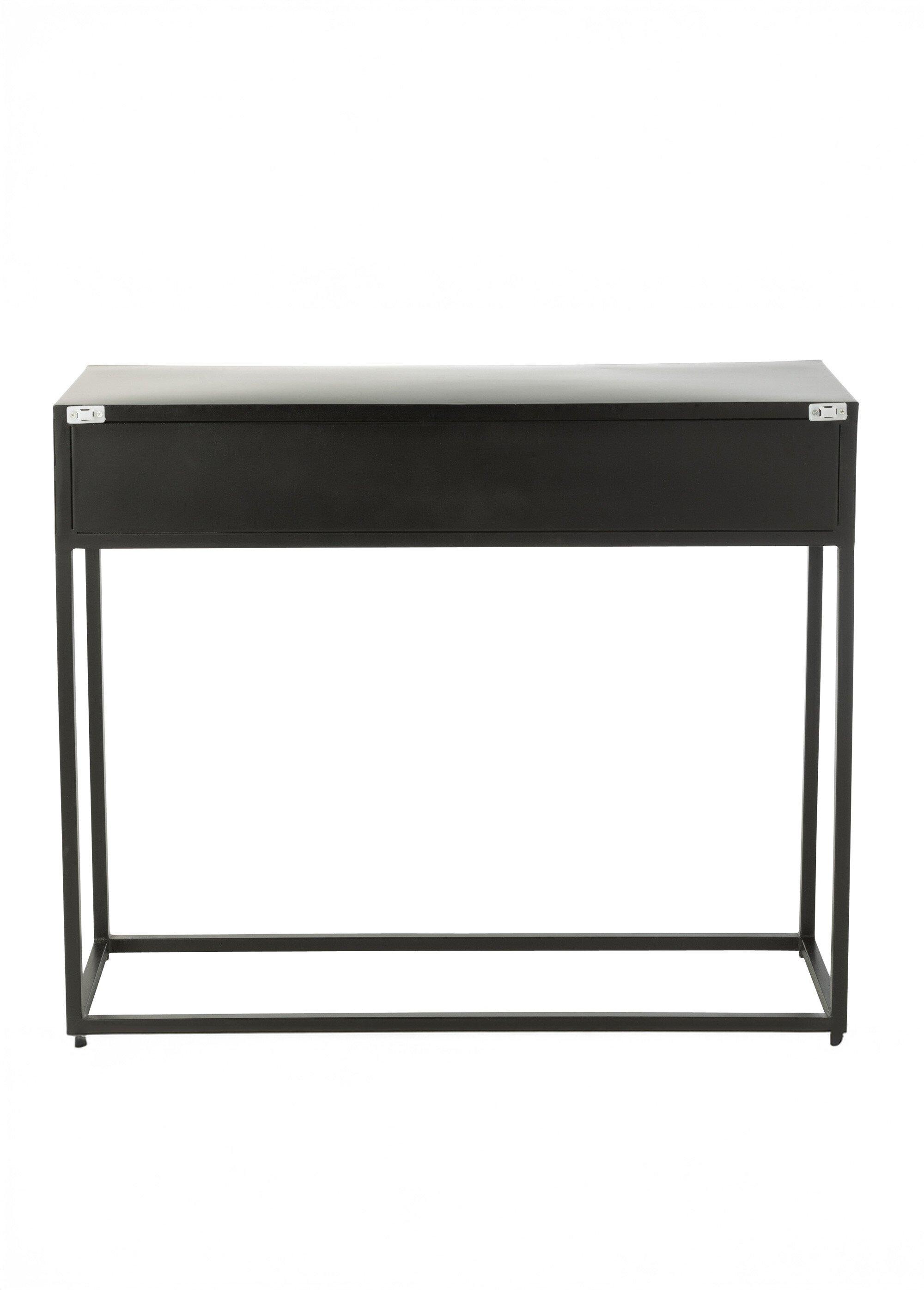 Console teck façade décor perspective NOIR JP-37755 DO1