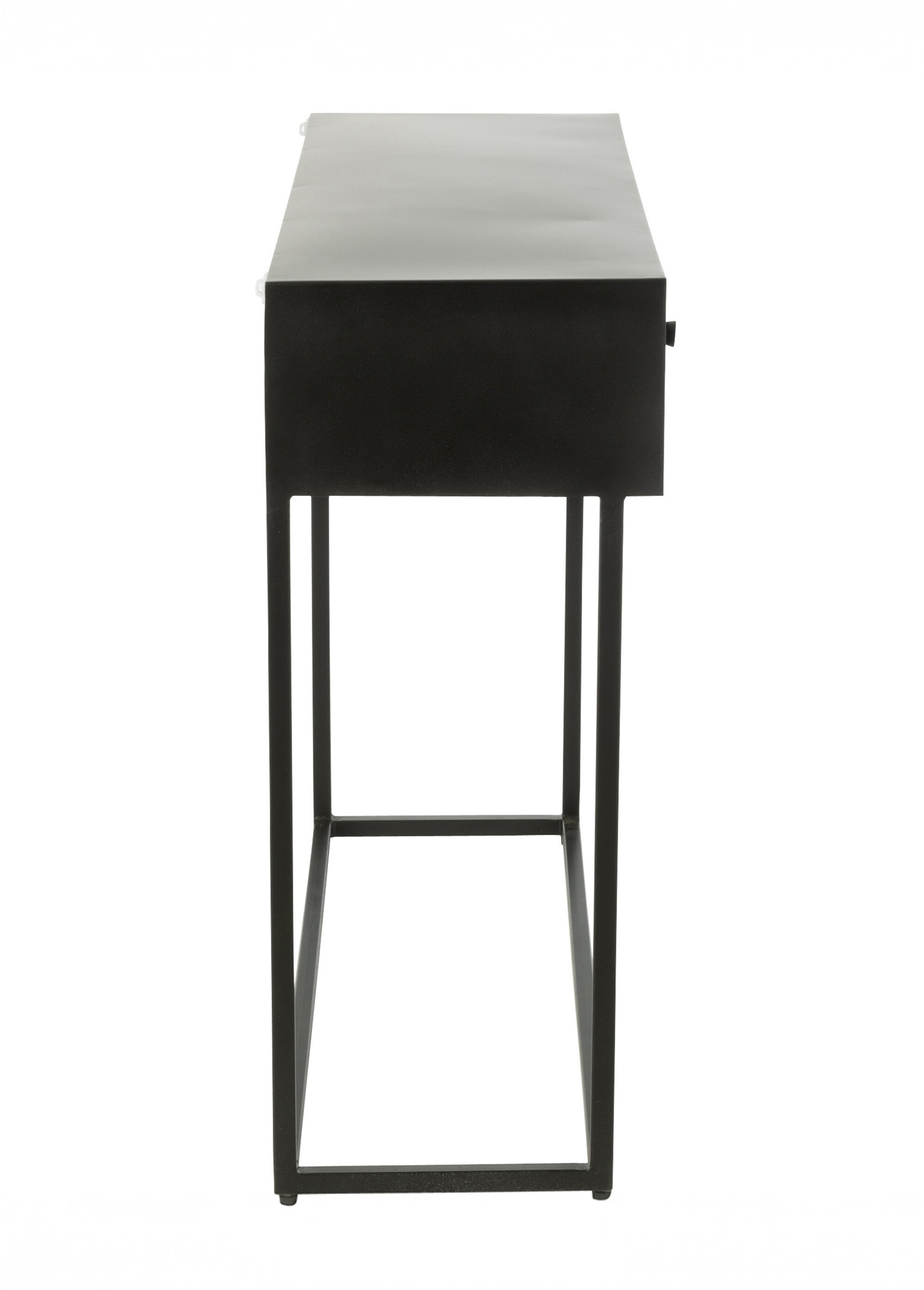 Console teck façade décor perspective NOIR JP-37755 DR1