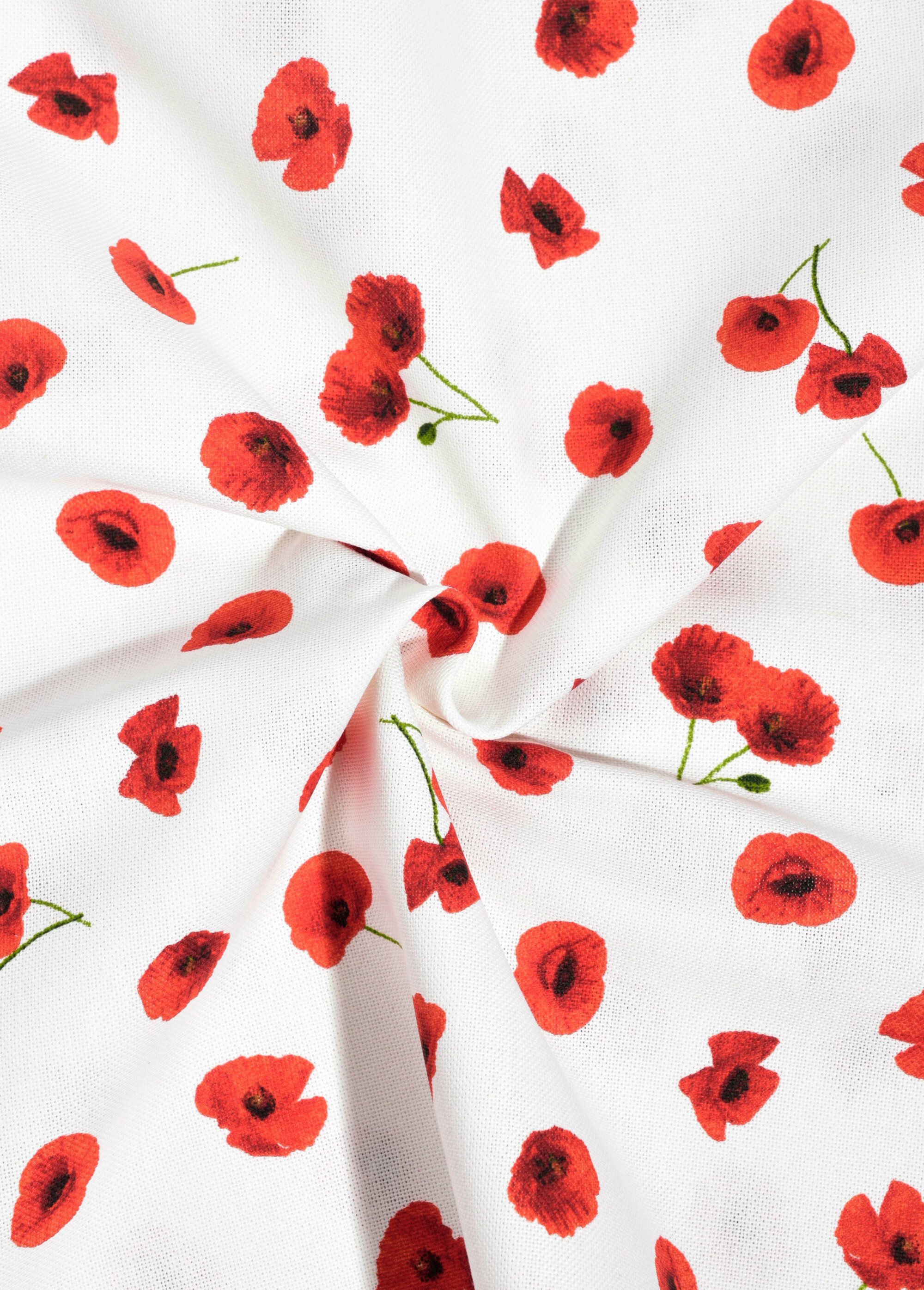 Coupon ameublement, coquelicot 0,5x1,4m COQUELICOT COT149859 FA1