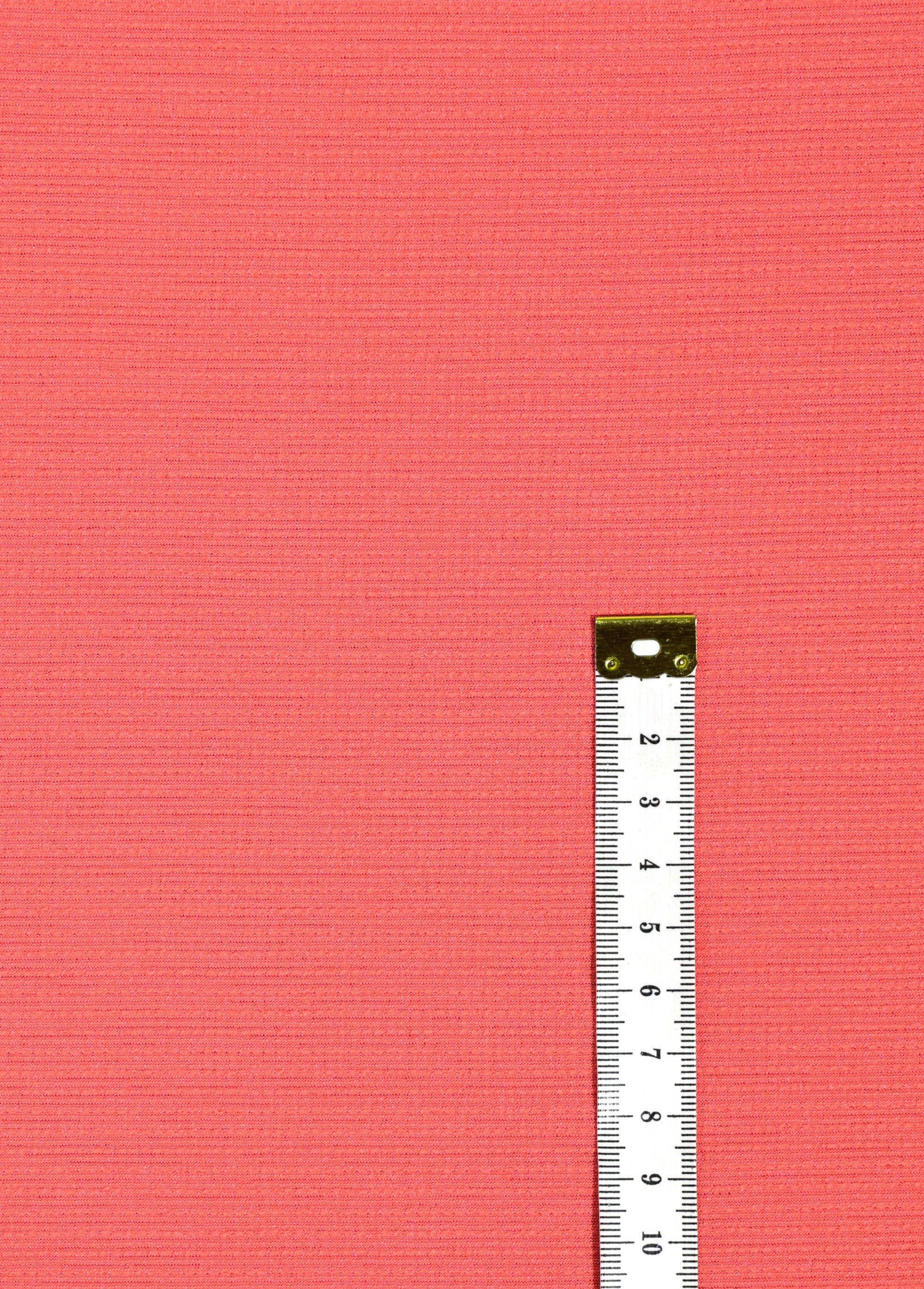 Coupon tissu habillement jersey ligné 2C ROSE COT144084 DE1