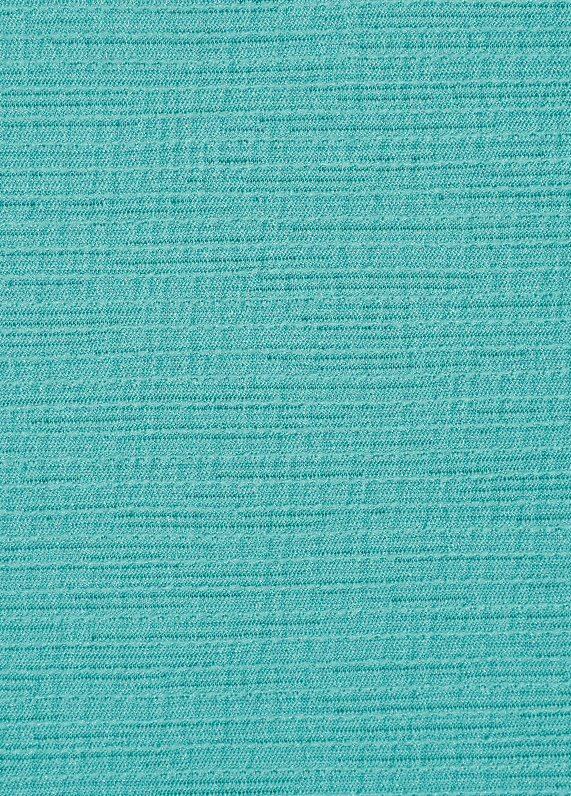 Coupon tissu habillement, jersey ligné1T VERT COT128297 DE2