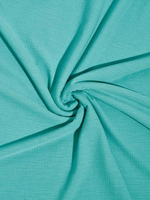 Coupon tissu habillement, jersey ligné1T VERT COT128297 FA1