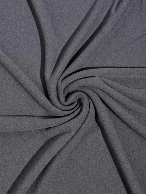 Coupon tissu habillement jersey moucheté GRIS COT148184 FA1
