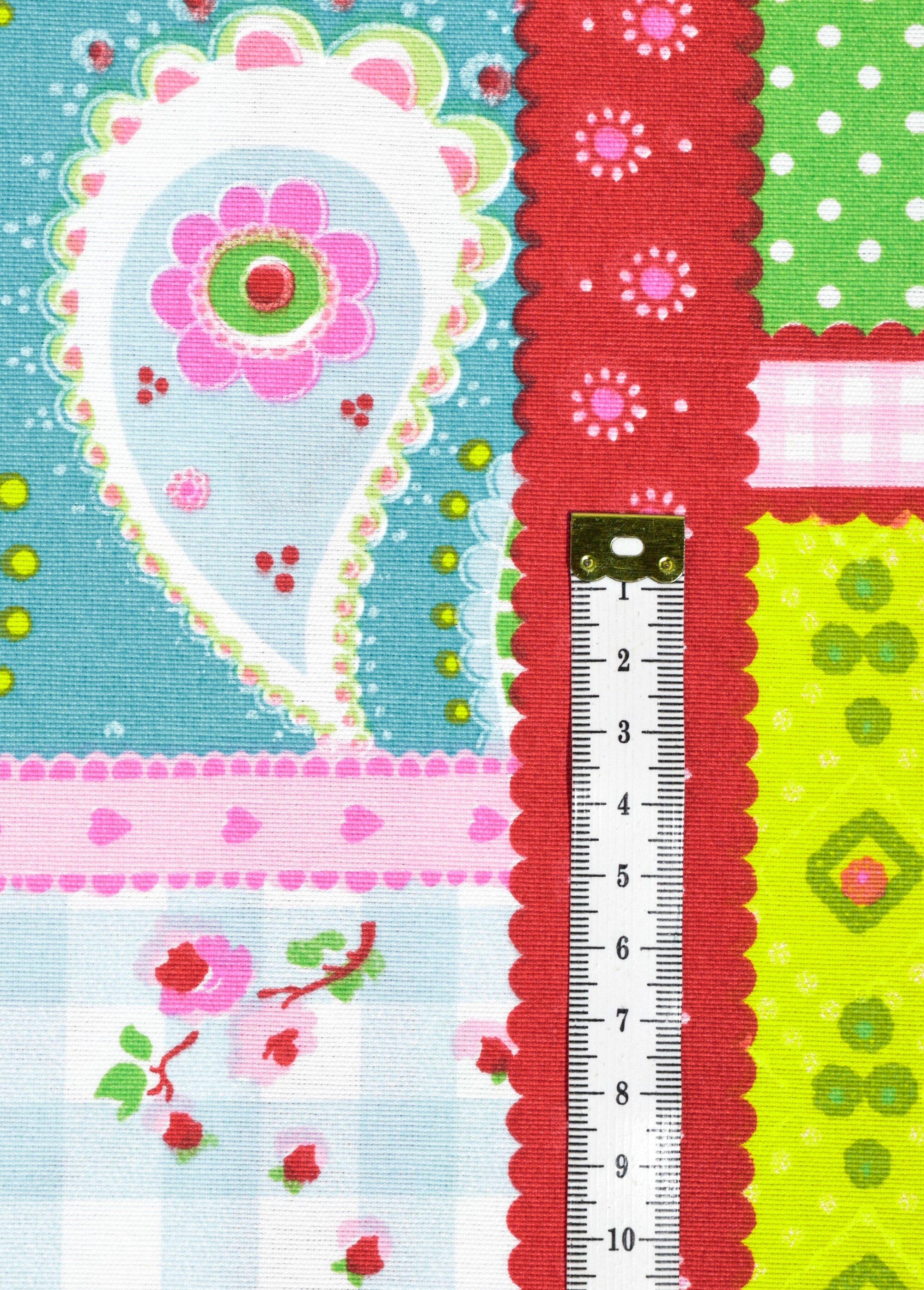 Coupon tissu patchwork Multico 0,5x1,4m MULTICOLORE COT149879 DE1