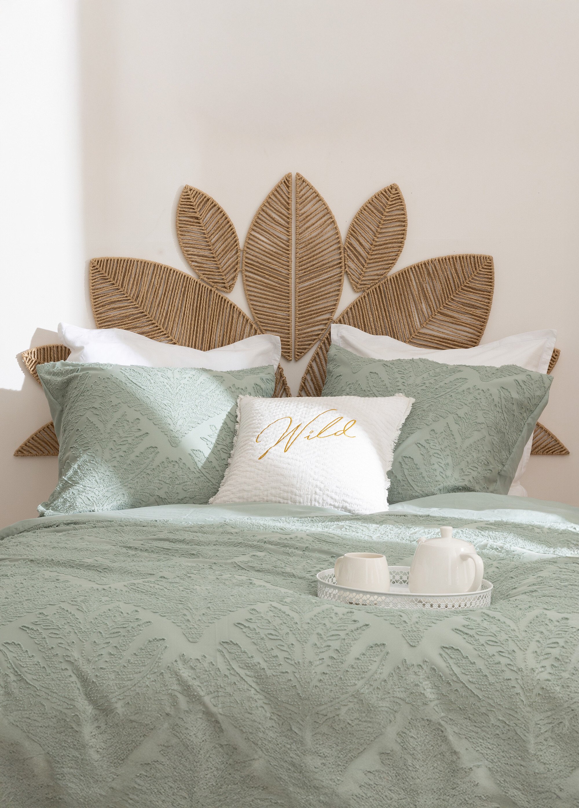 Déco murale / Tête de lit bohème chic BEIGE JJA-206432 SI1