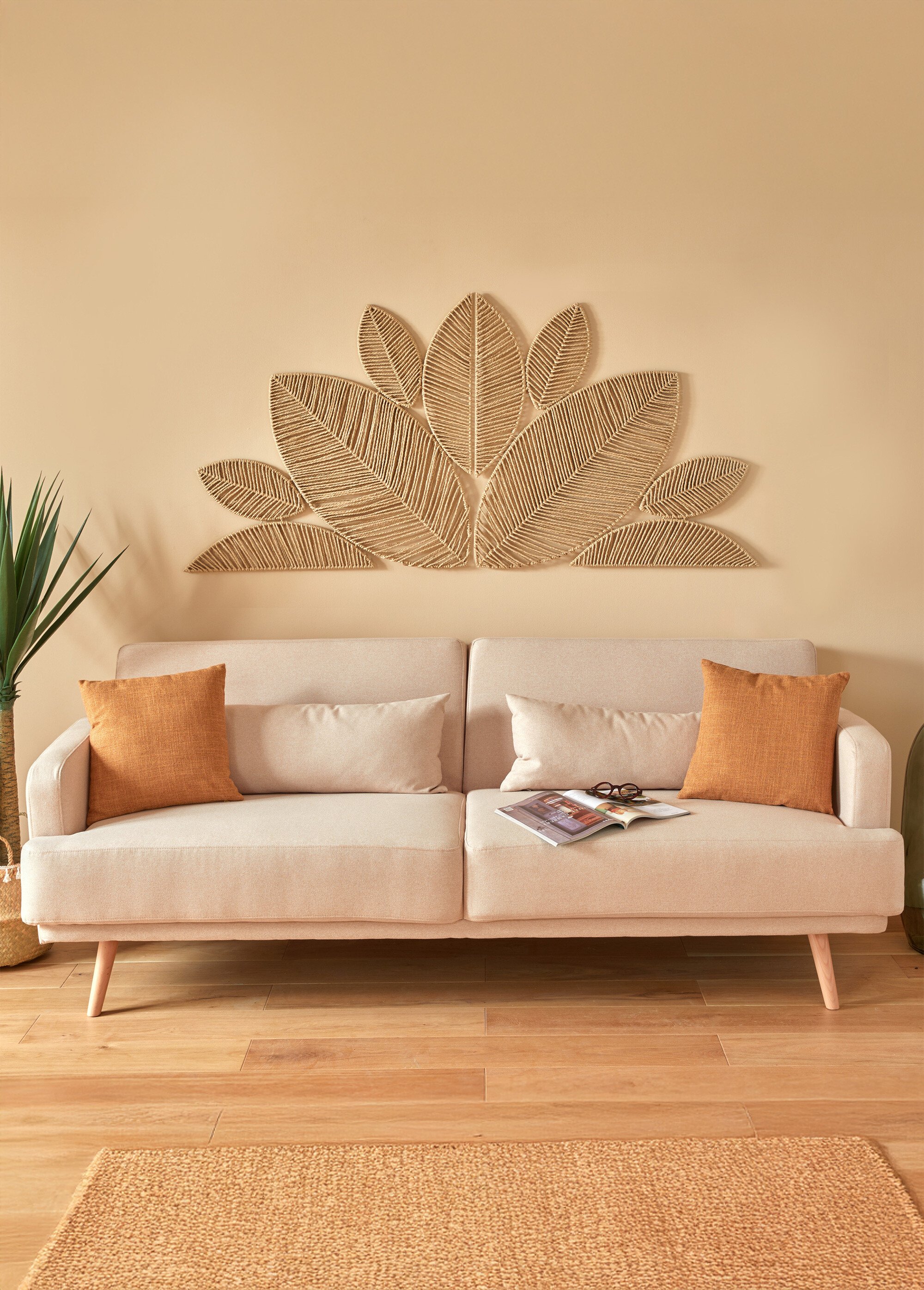 Déco murale / Tête de lit bohème chic BEIGE JJA-206432 SI2