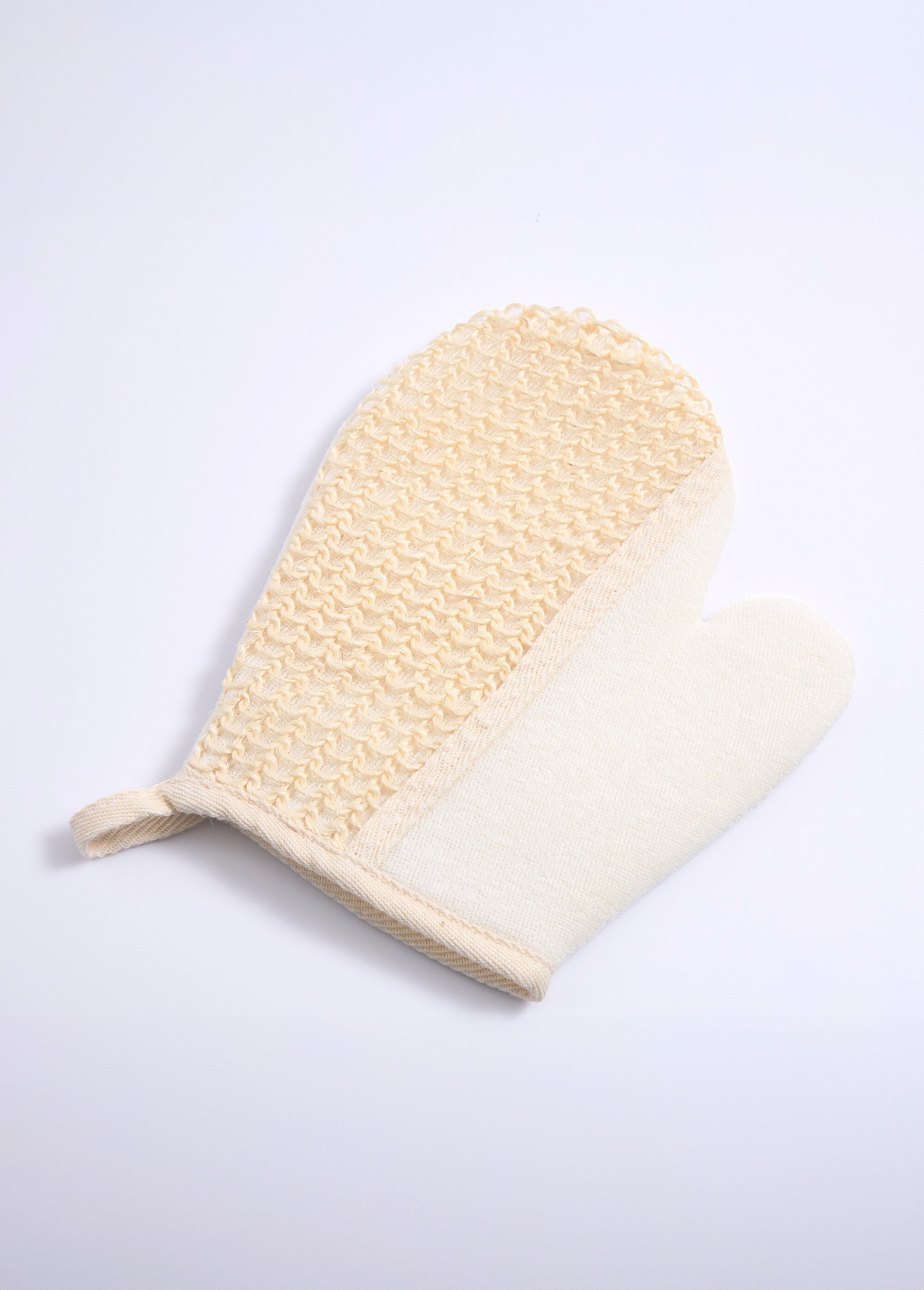 Gant exfoliant double face Blanc GABLE FA1