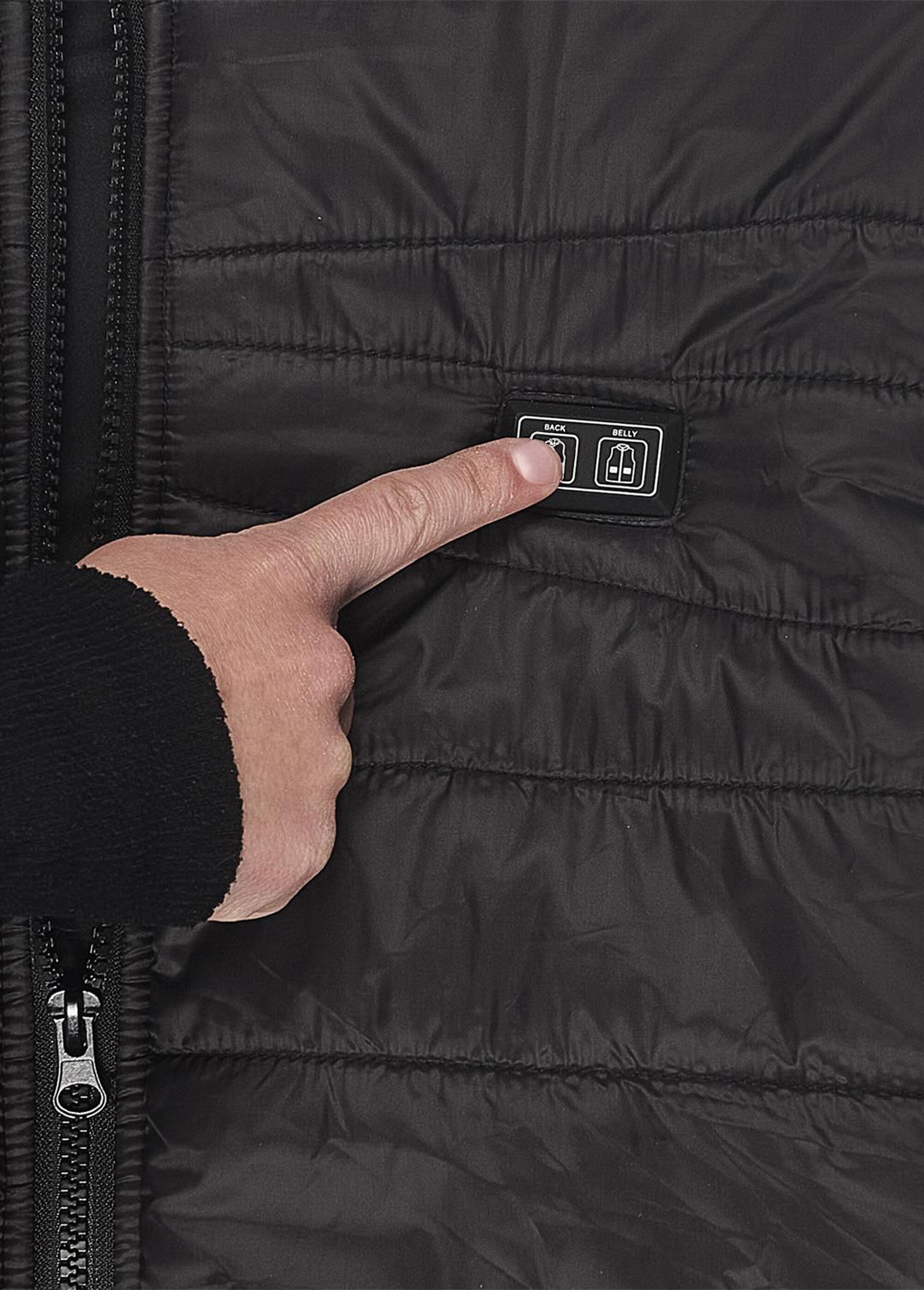 Gilet sans manches chauffant USB Homme Noir CMP-SB0034 DE1
