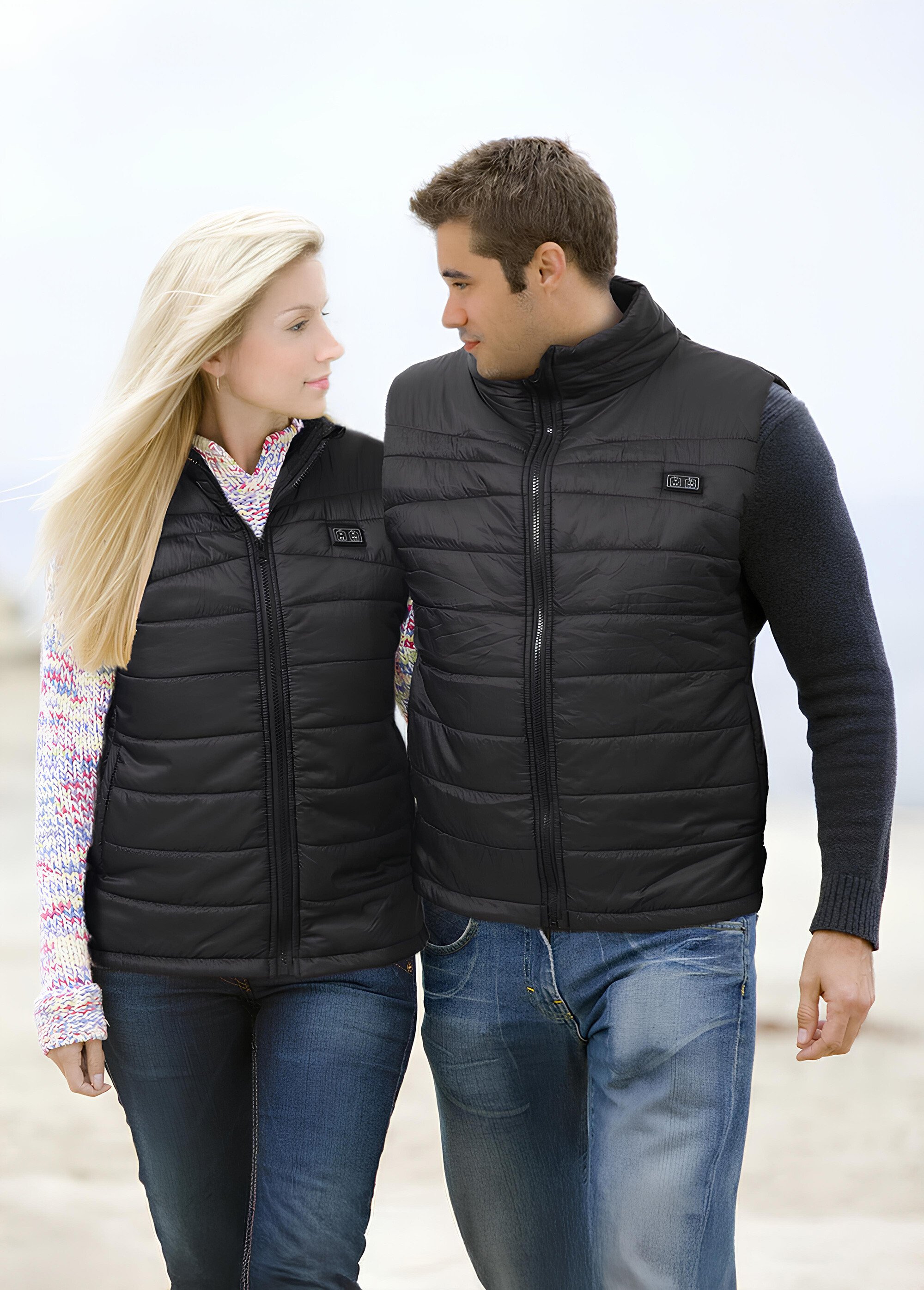 Gilet sans manches chauffant USB Homme Noir CMP-SB0034 SI1