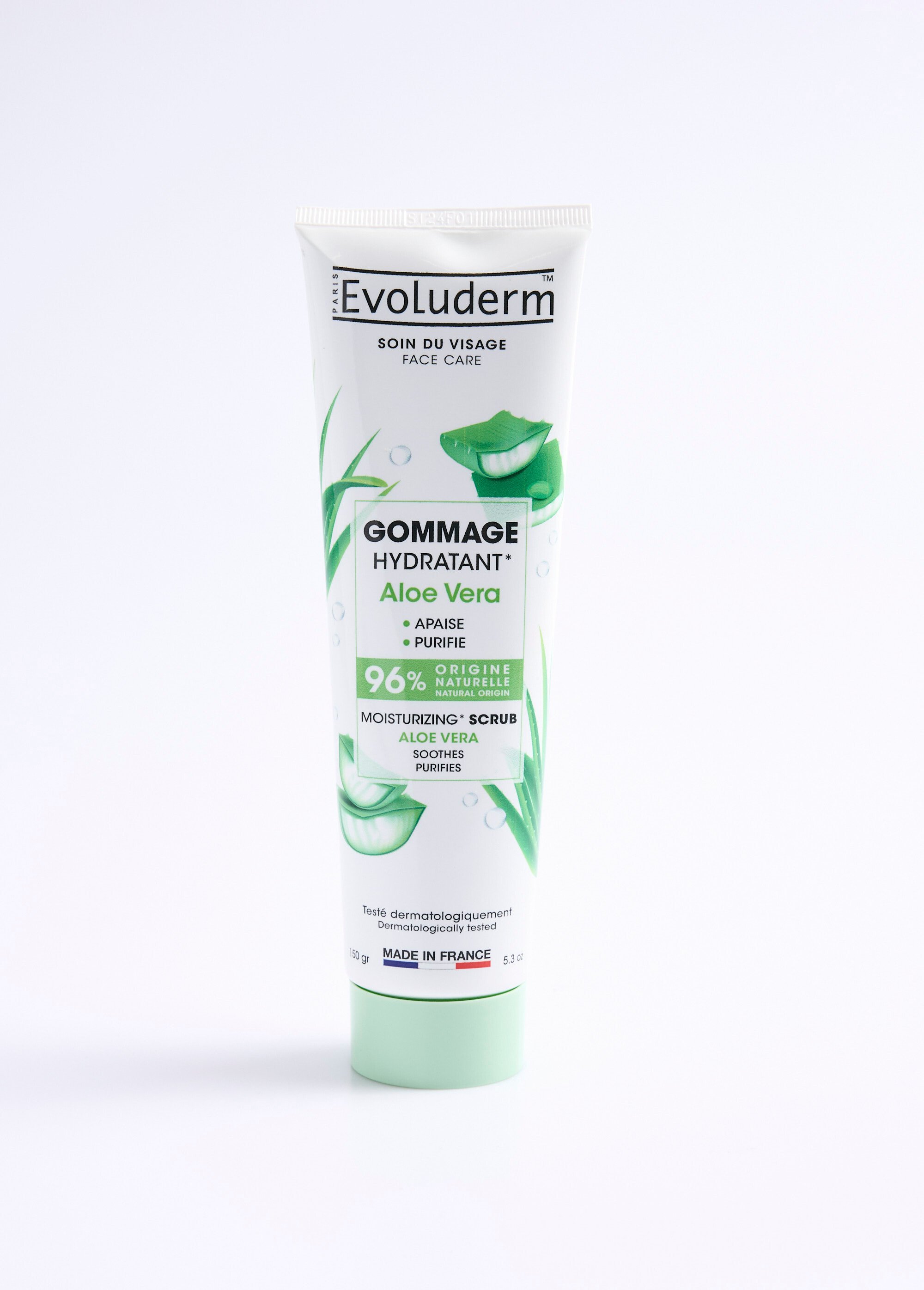 Gommage visage hydratant à l'aloé vera