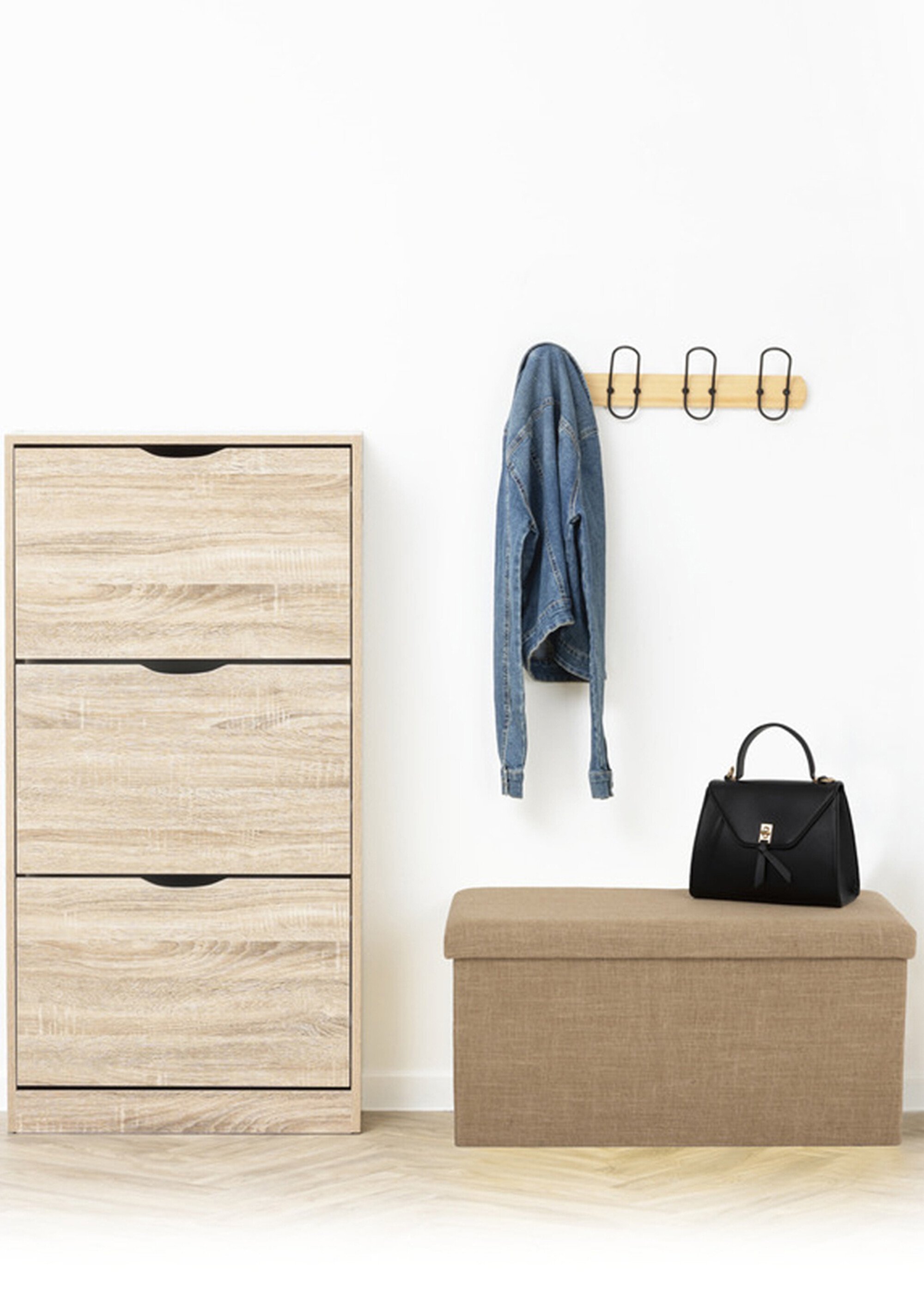 Grand pouf de rangement en toile de jute BEIGE JJA-205555 SI1