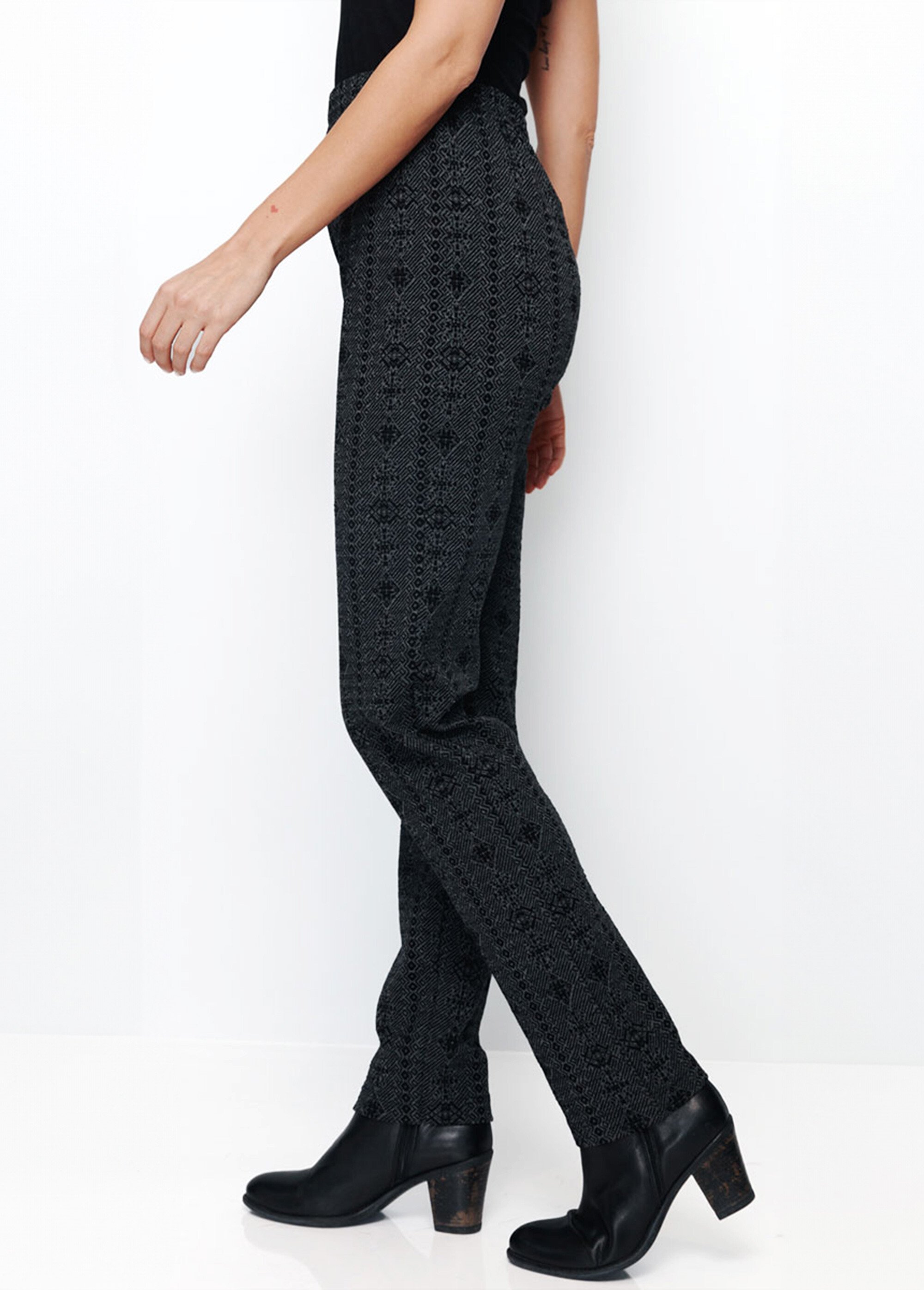 Legging taille élastiquée jersey extensible Femme Gris NEON DR1