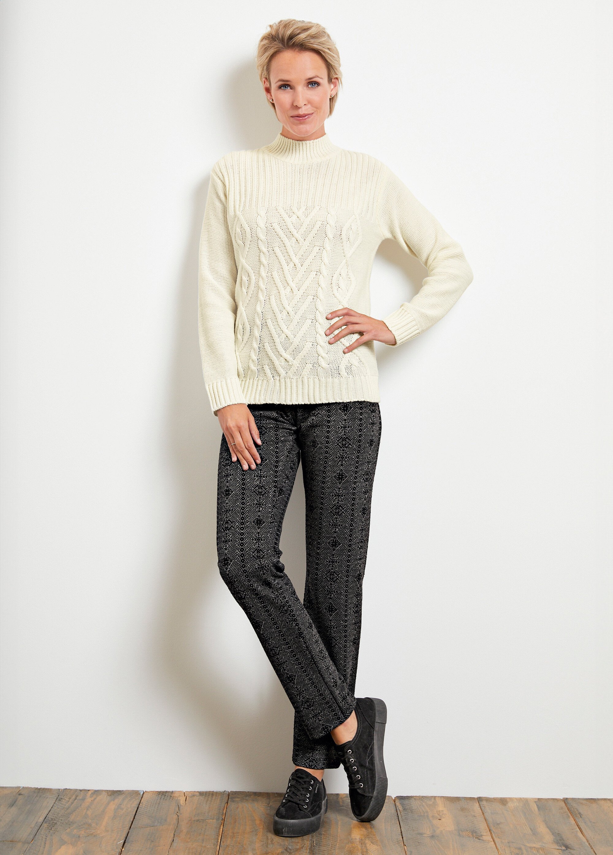 Legging taille élastiquée jersey extensible Femme Gris NEON SF1