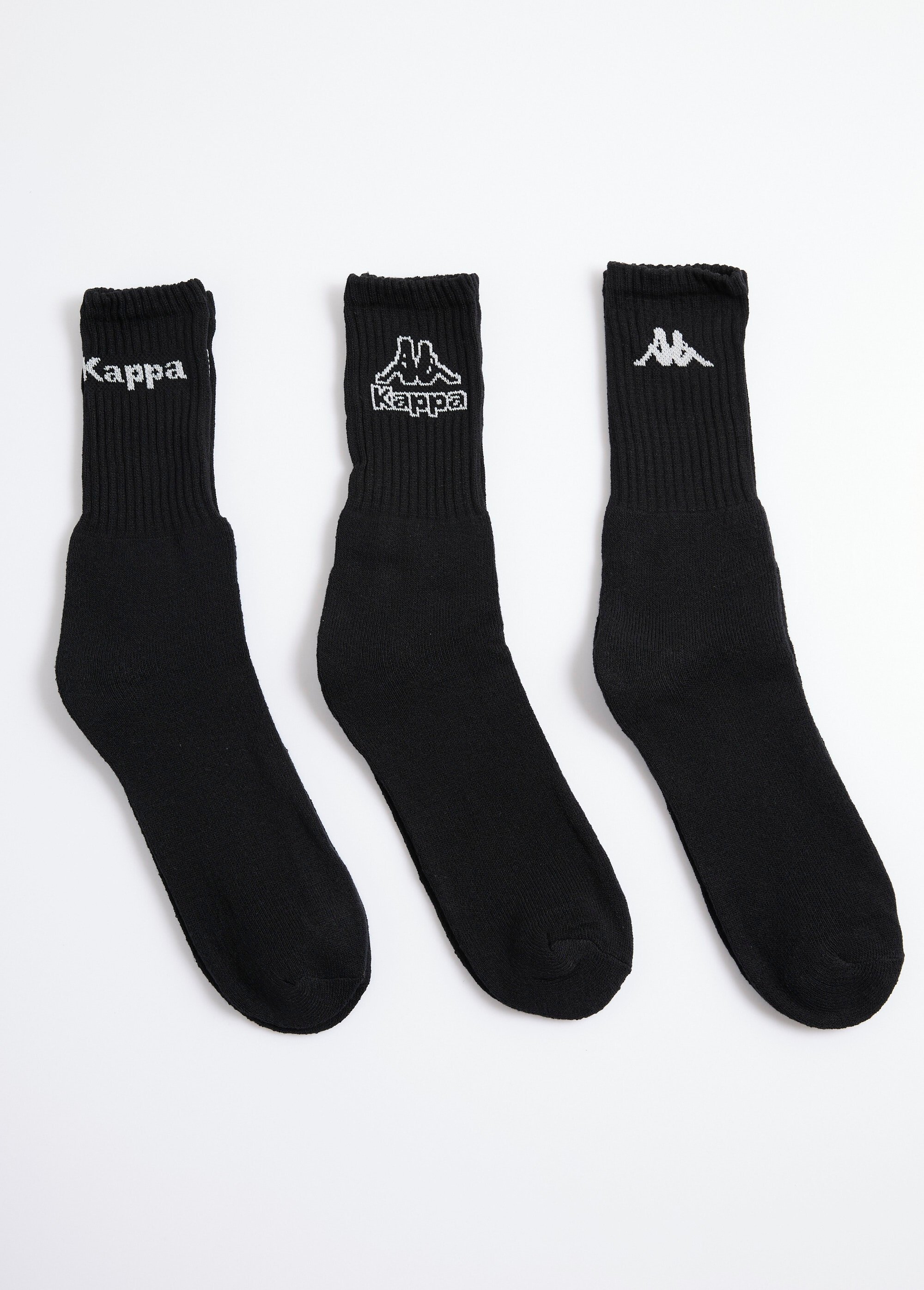 Lot de 3 Chaussettes à côtes Homme Noir BEN93520545 DE1