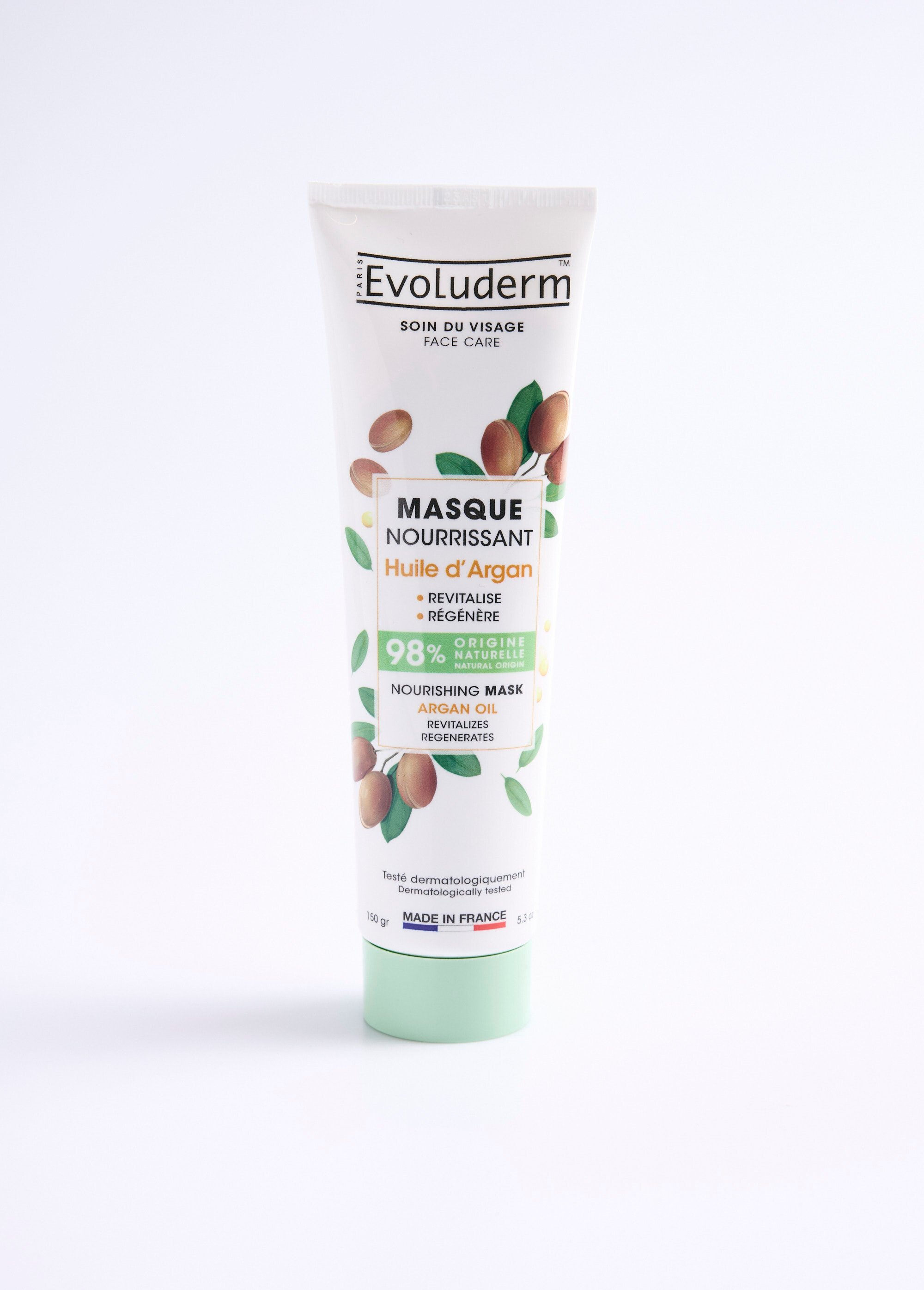 Masque visage nourrissant huile d'argan