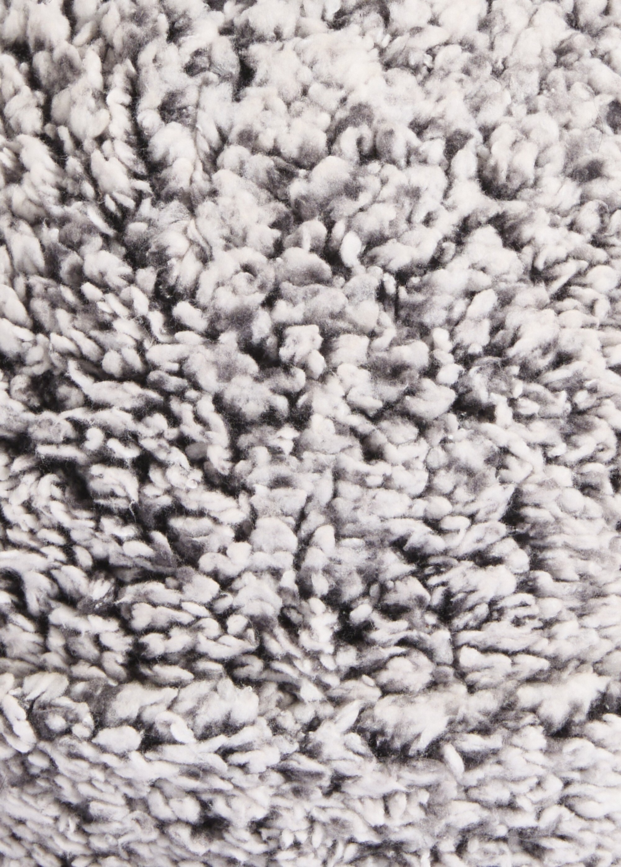 Bonnet polaire façon sherpa, avec pompon Femme Gris NES180LSHW2502 DE1