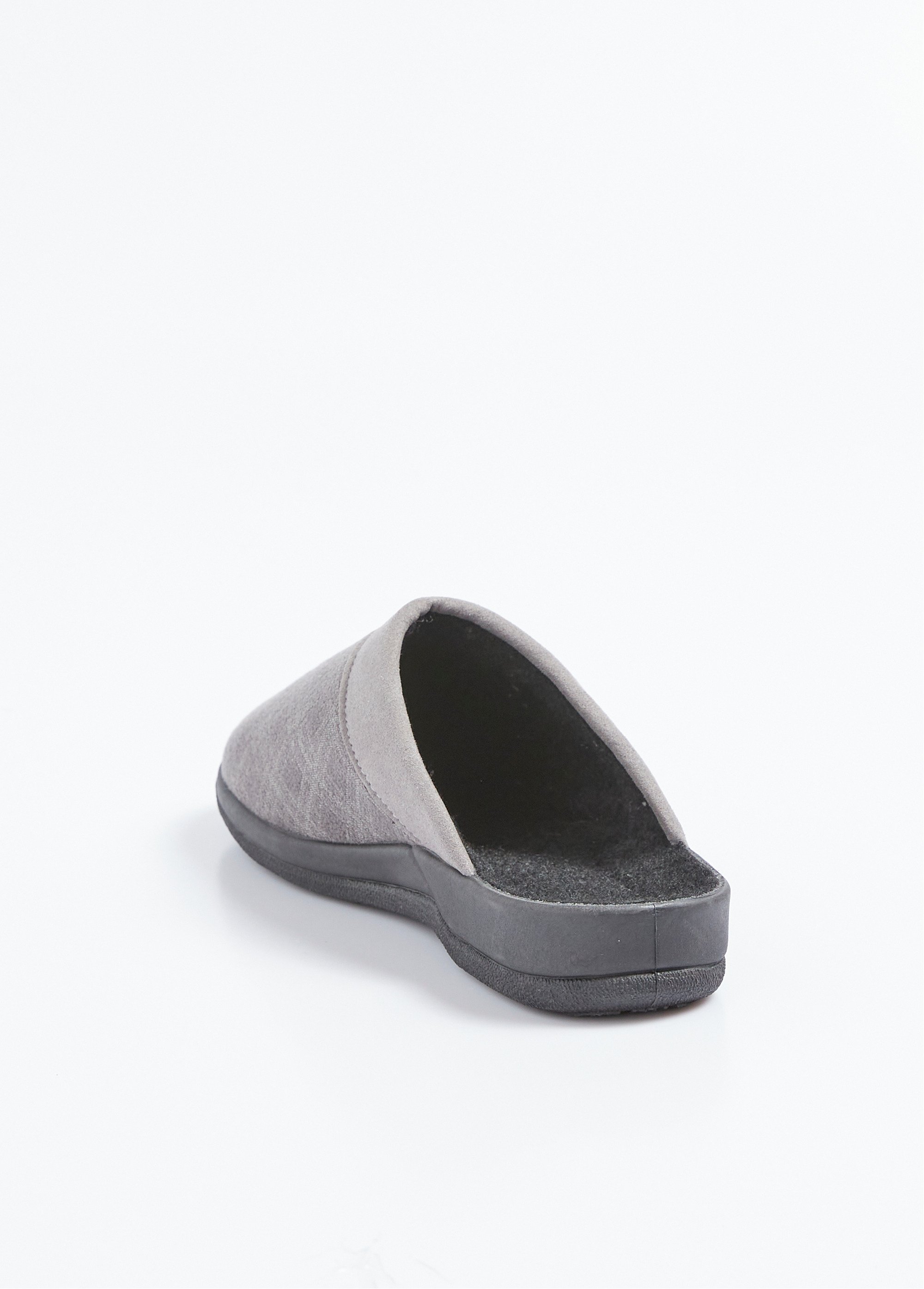 Chaussons mules compensées mixtes largeur confort Femme Gris ONZE DO1
