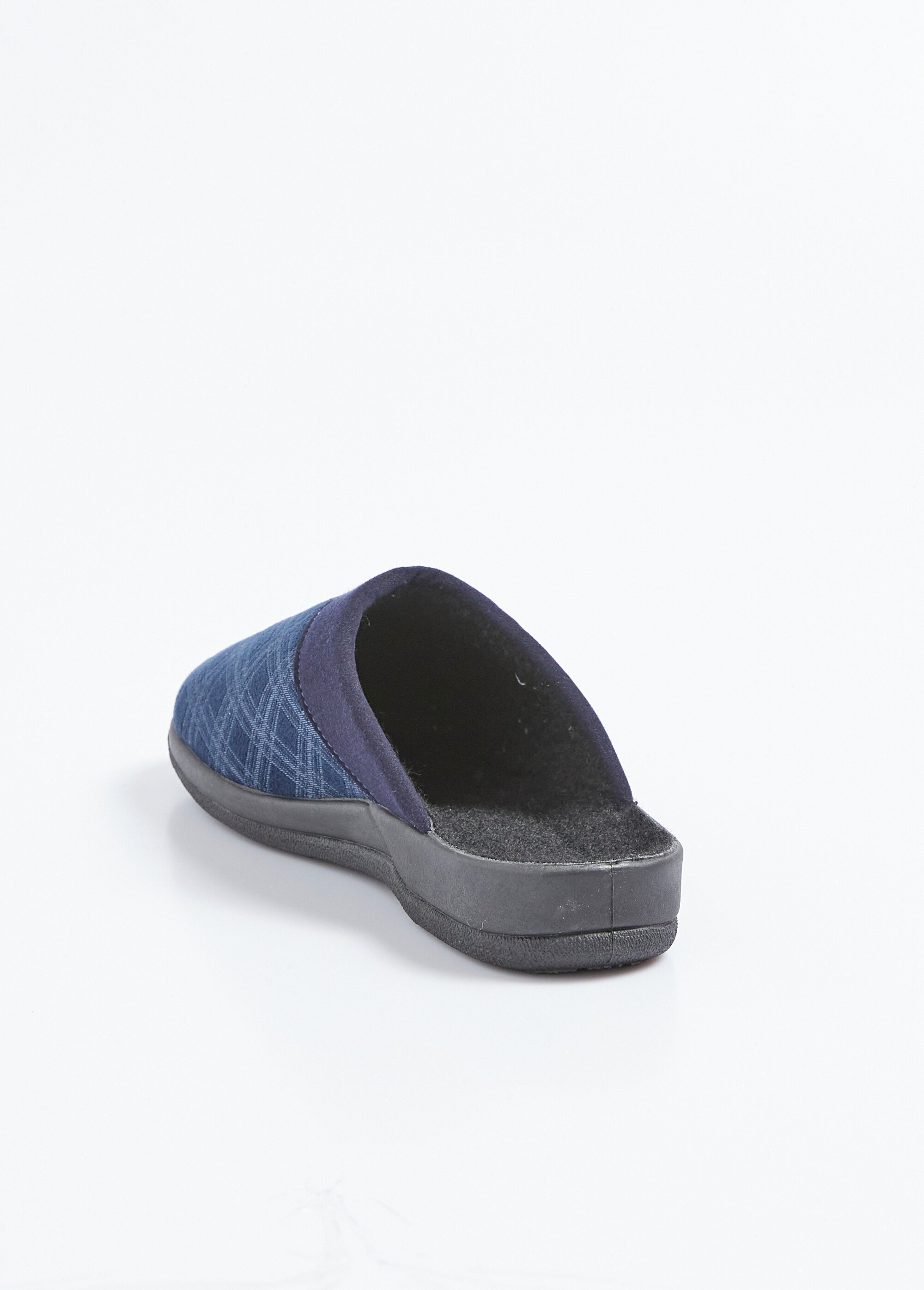 Chaussons mules compensées mixtes largeur confort Femme Bleu ONZE DO1