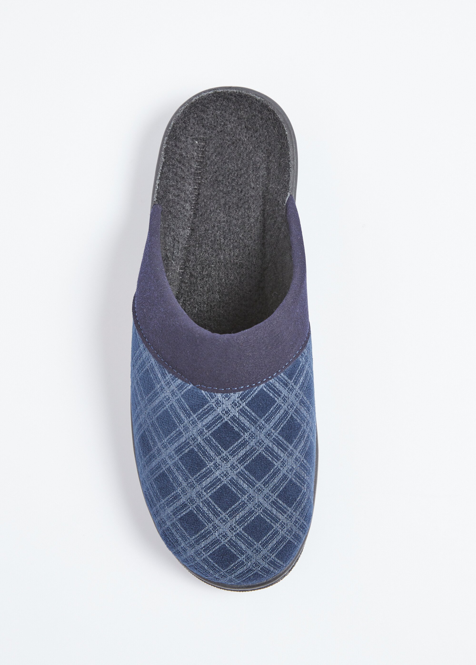 Chaussons mules compensées mixtes largeur confort Femme Bleu ONZE OV1