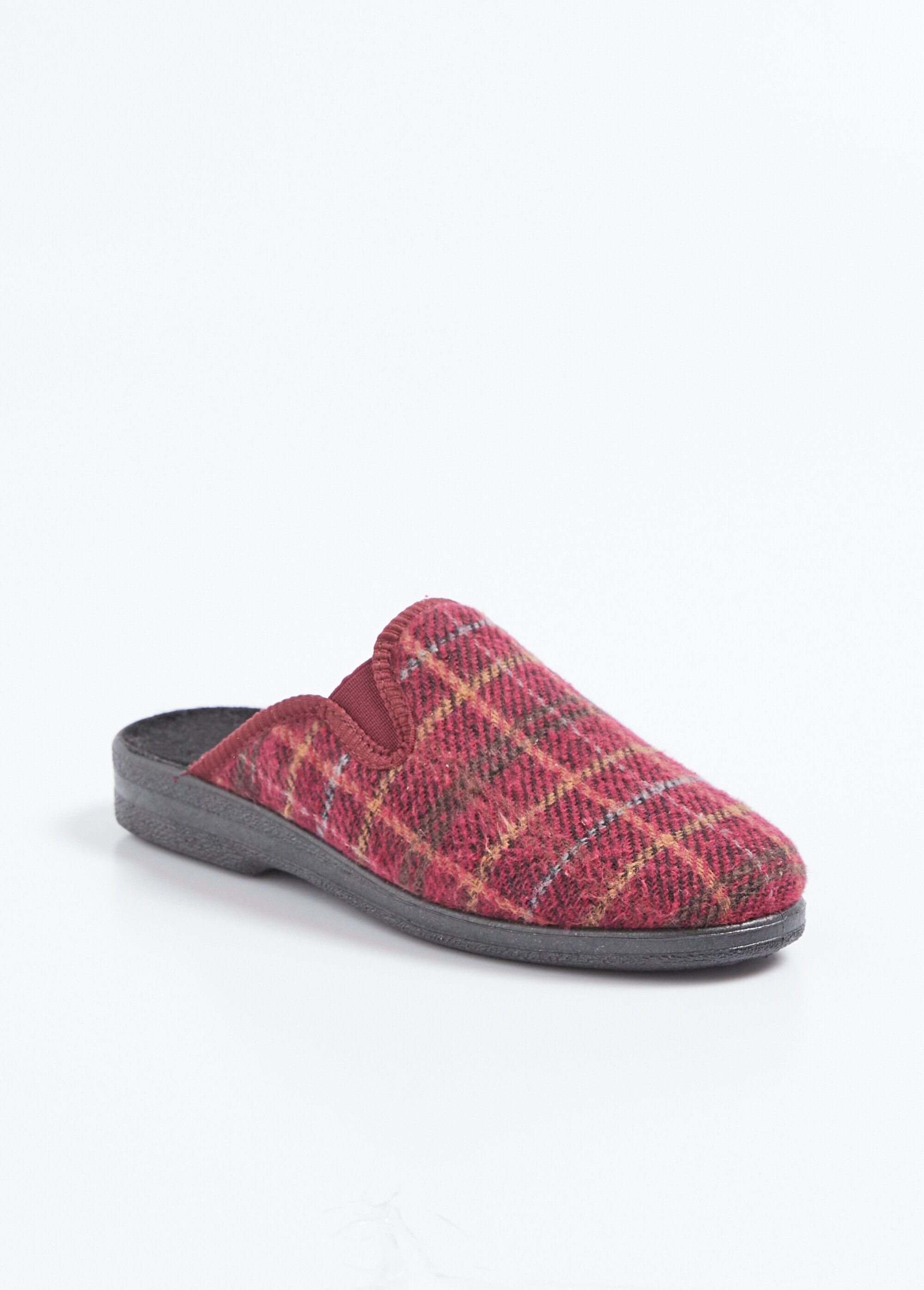 Chaussons mules largeur confort élastiqués Femme Rouge ORANGISTE FA1
