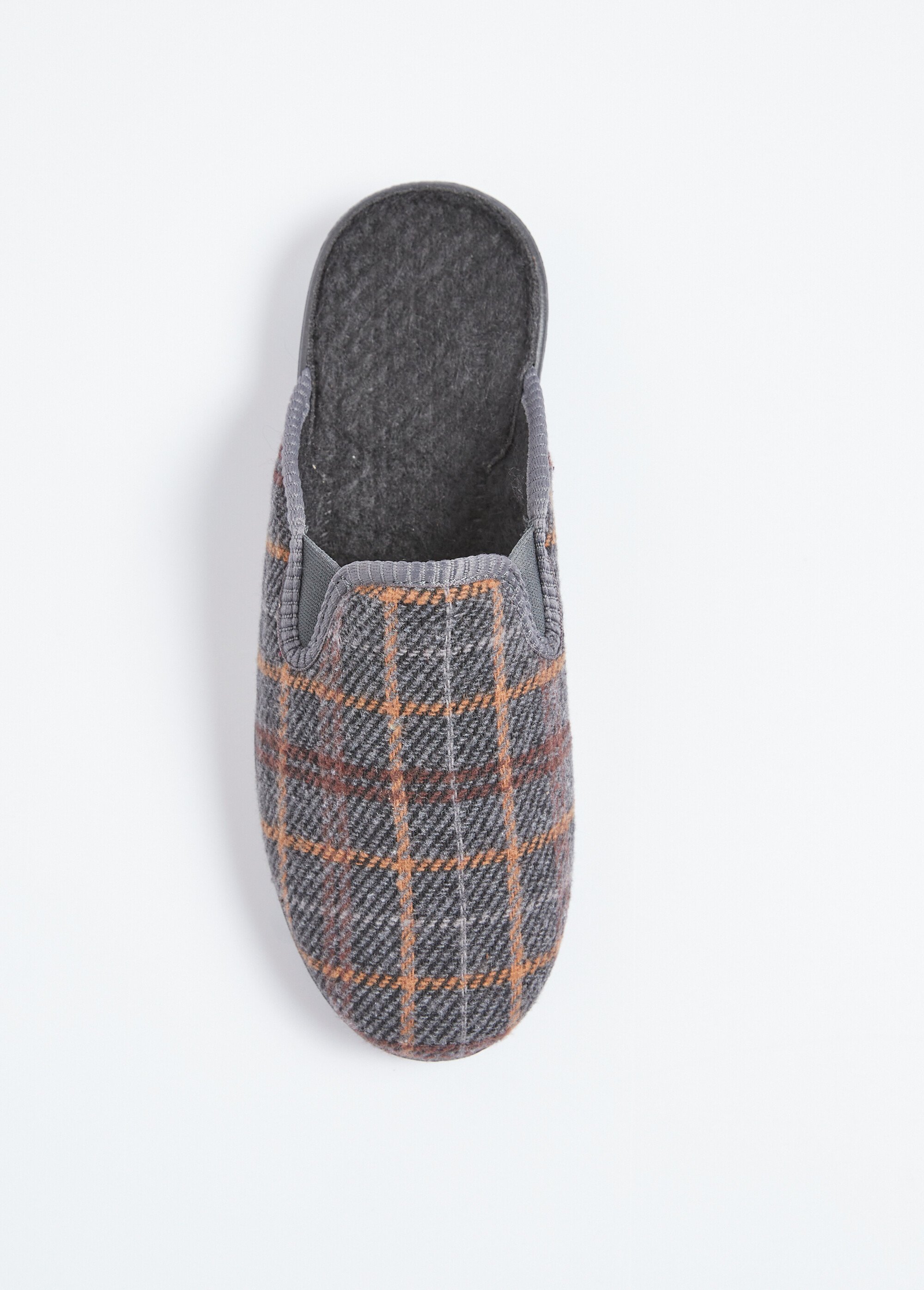Chaussons mules largeur confort élastiqués Femme Gris ORANGISTE OV1