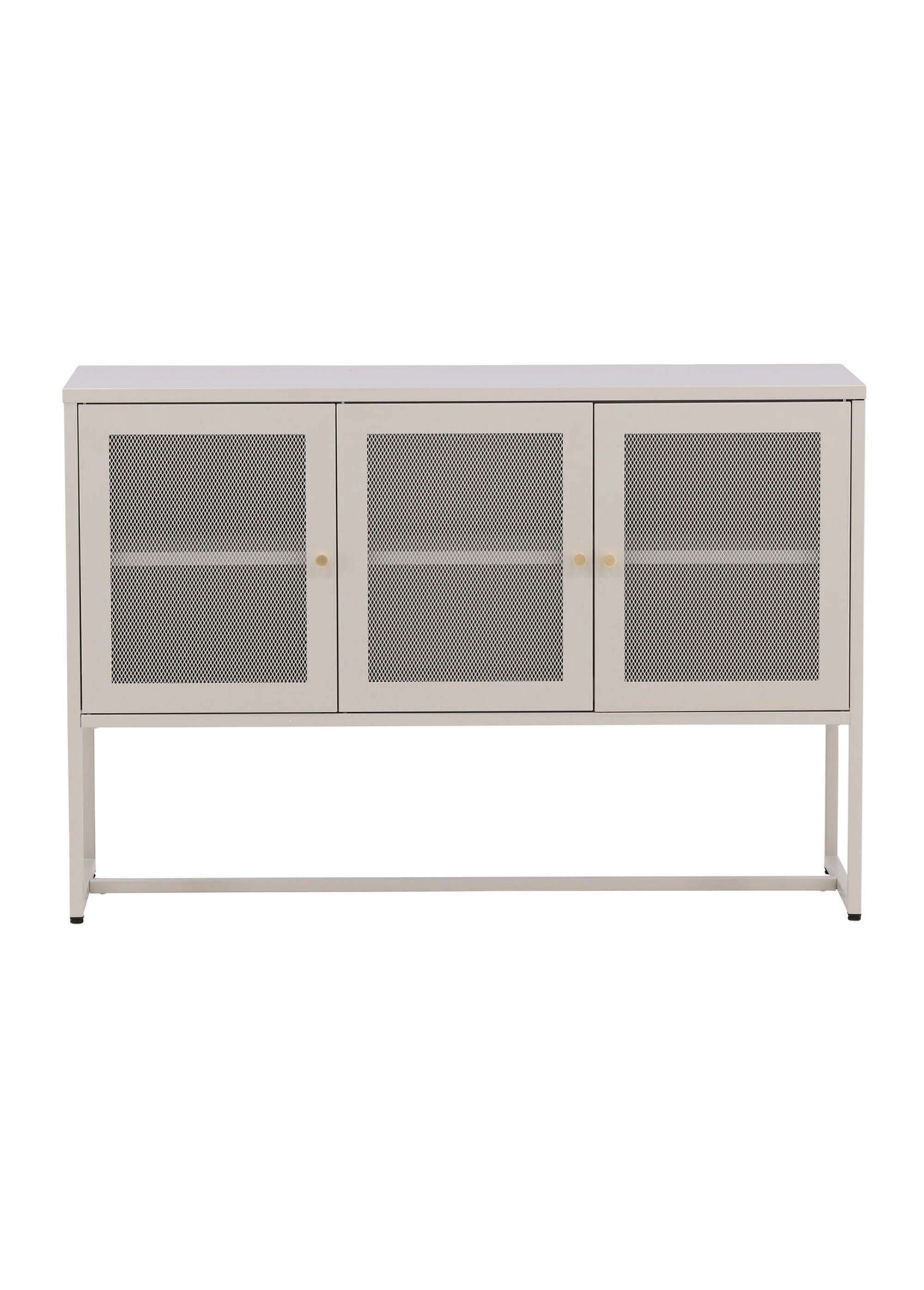 Console à portes grillagées, clair 2 BEIGE VEN-15624-250 DE1