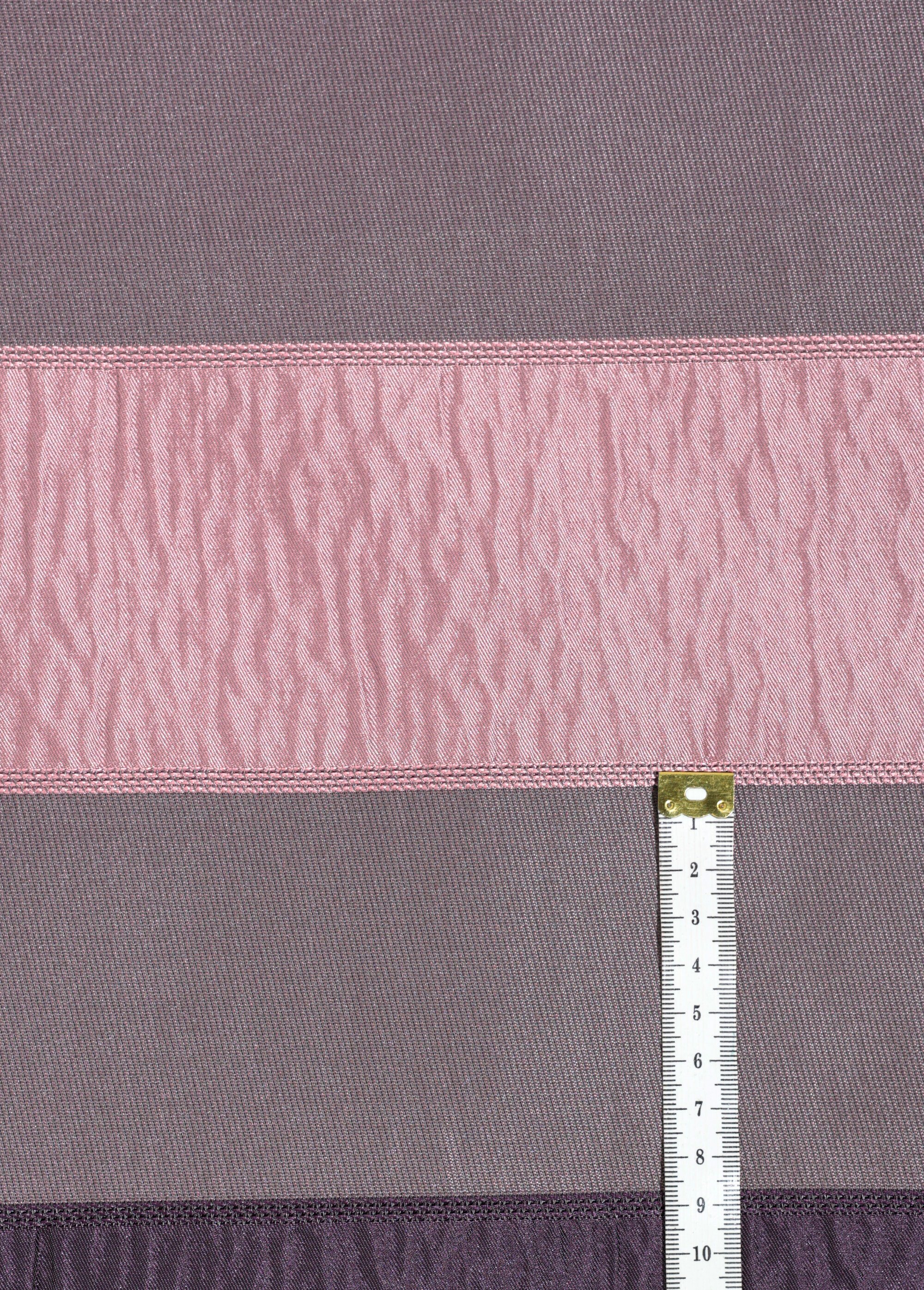 Coupon tissu ameublement, maxi rayures ROSE COT148563 DE1