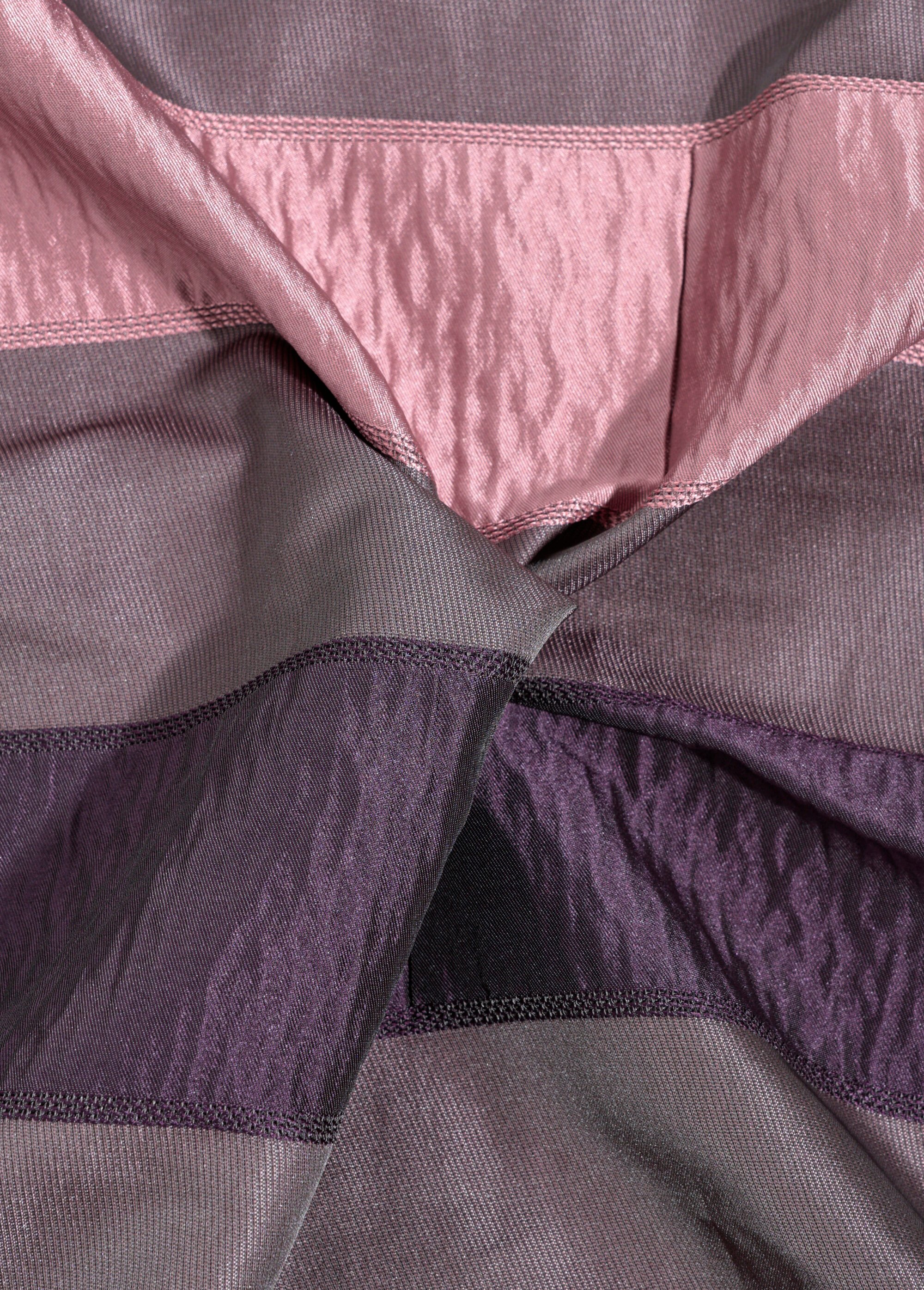 Coupon tissu ameublement, maxi rayures ROSE COT148563 FA1